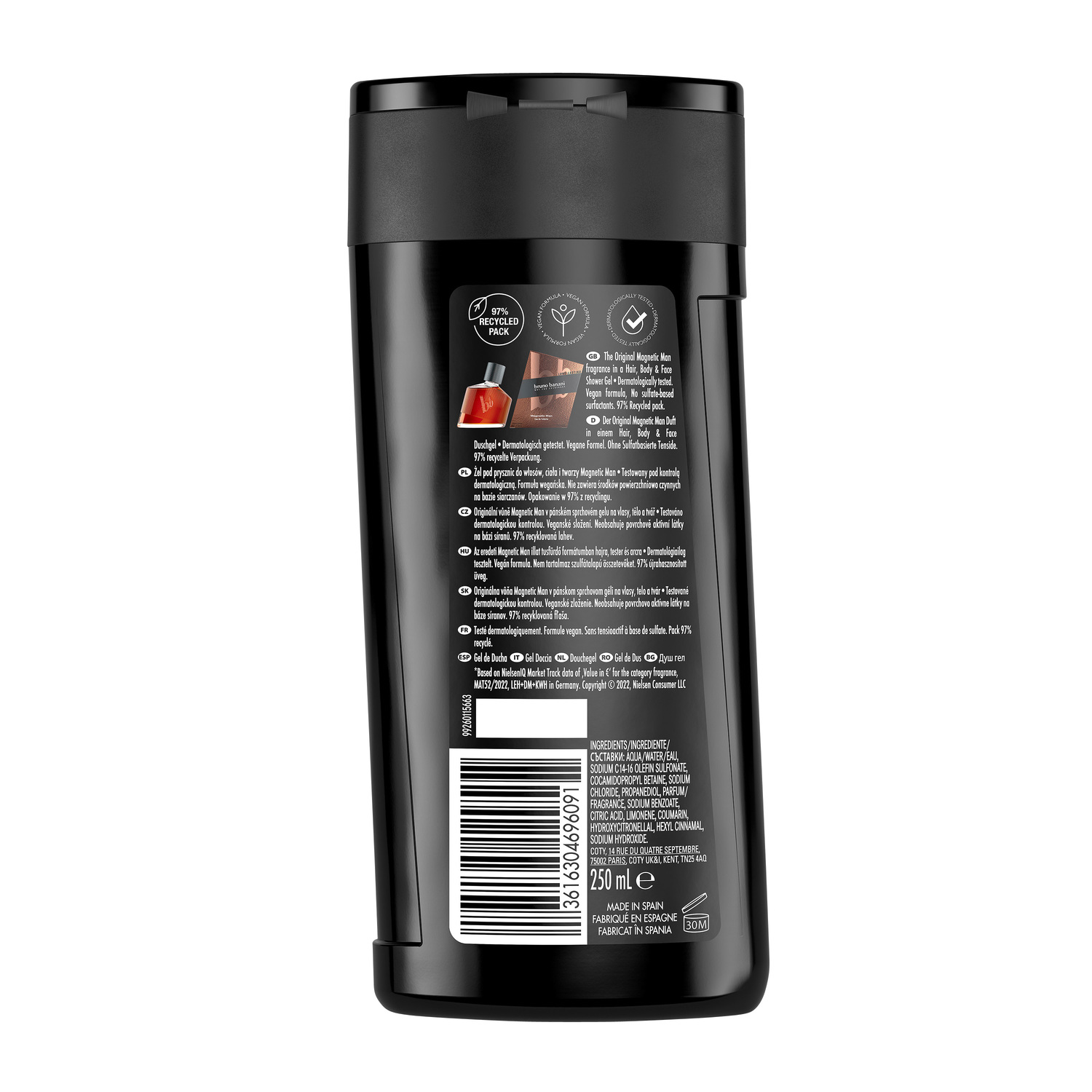 Magnetic Man Shower Gel 250 ml Magnetic Man Shower Gel 250 ml