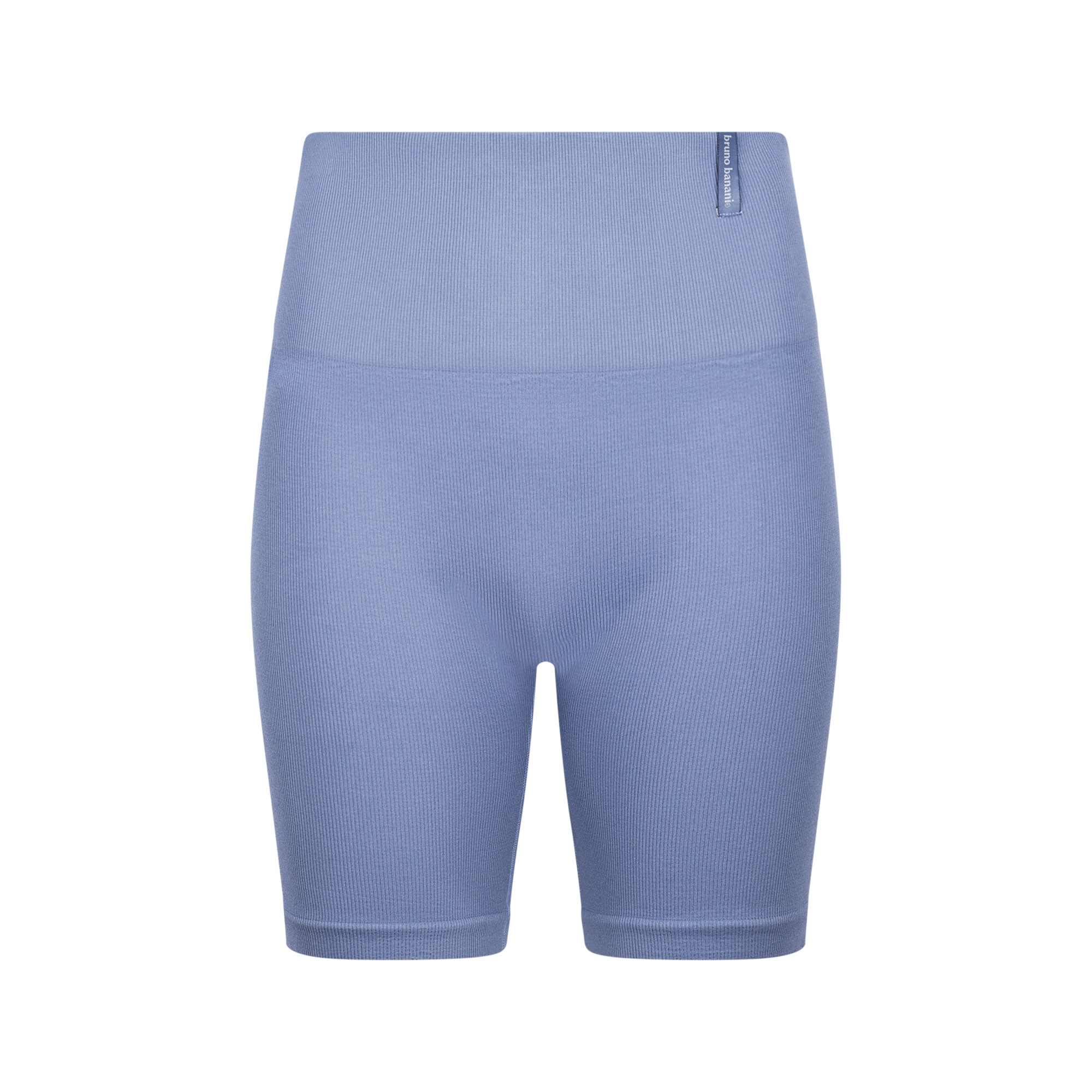 Bikerhosen, Leggings, Stretchstoff, High-Waist, Einfarbiges Blau