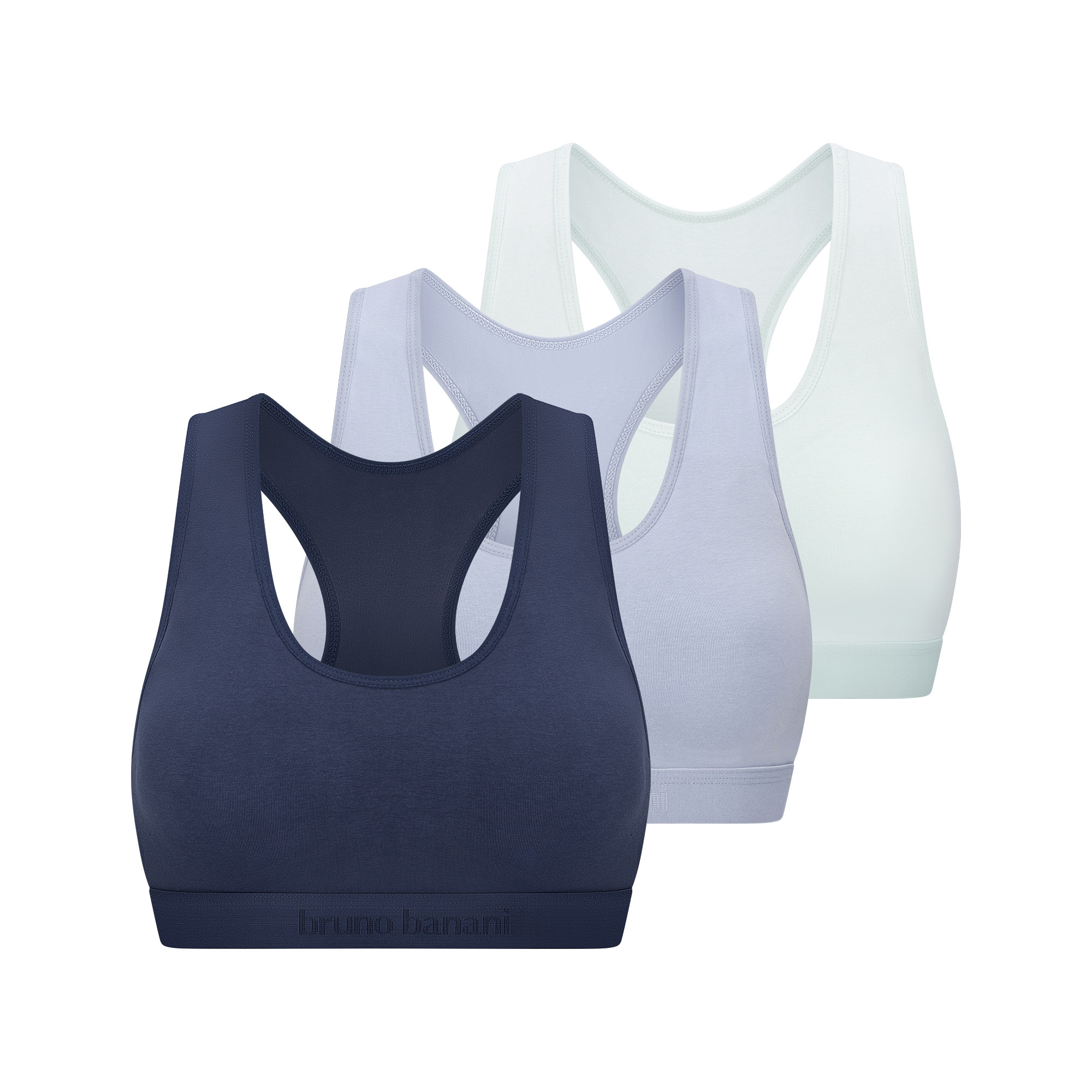 BH-Bra, Sports-Bra, Navy-Blue, Purple-Blue, Light-Blue