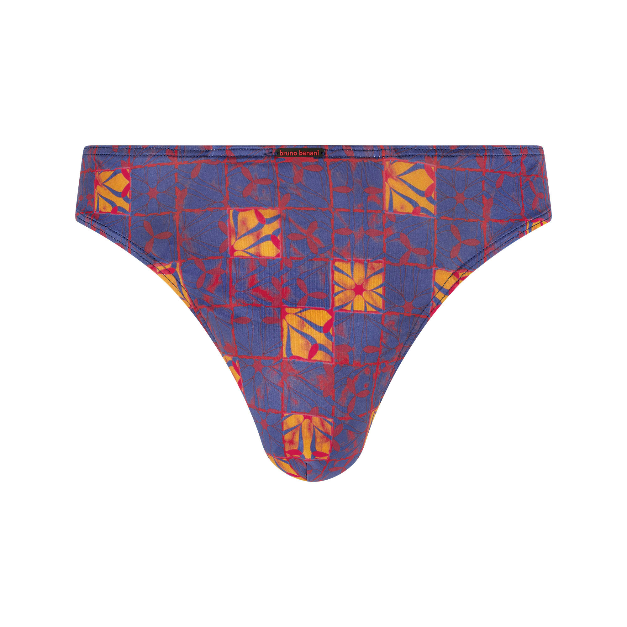 Bikini-unterteil, Hinterteil, Patterned, Mehrfarbig, Schnitt: Hipster