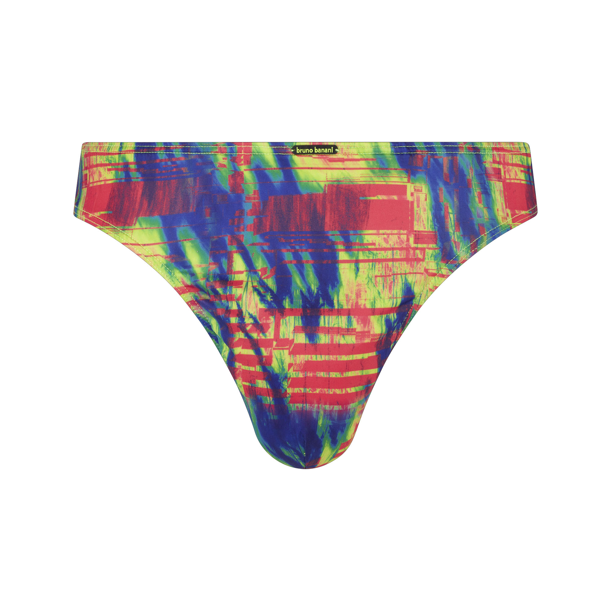 Badeshorts, Hochschnitt, Buntes Muster, Tie-dye, Herren
