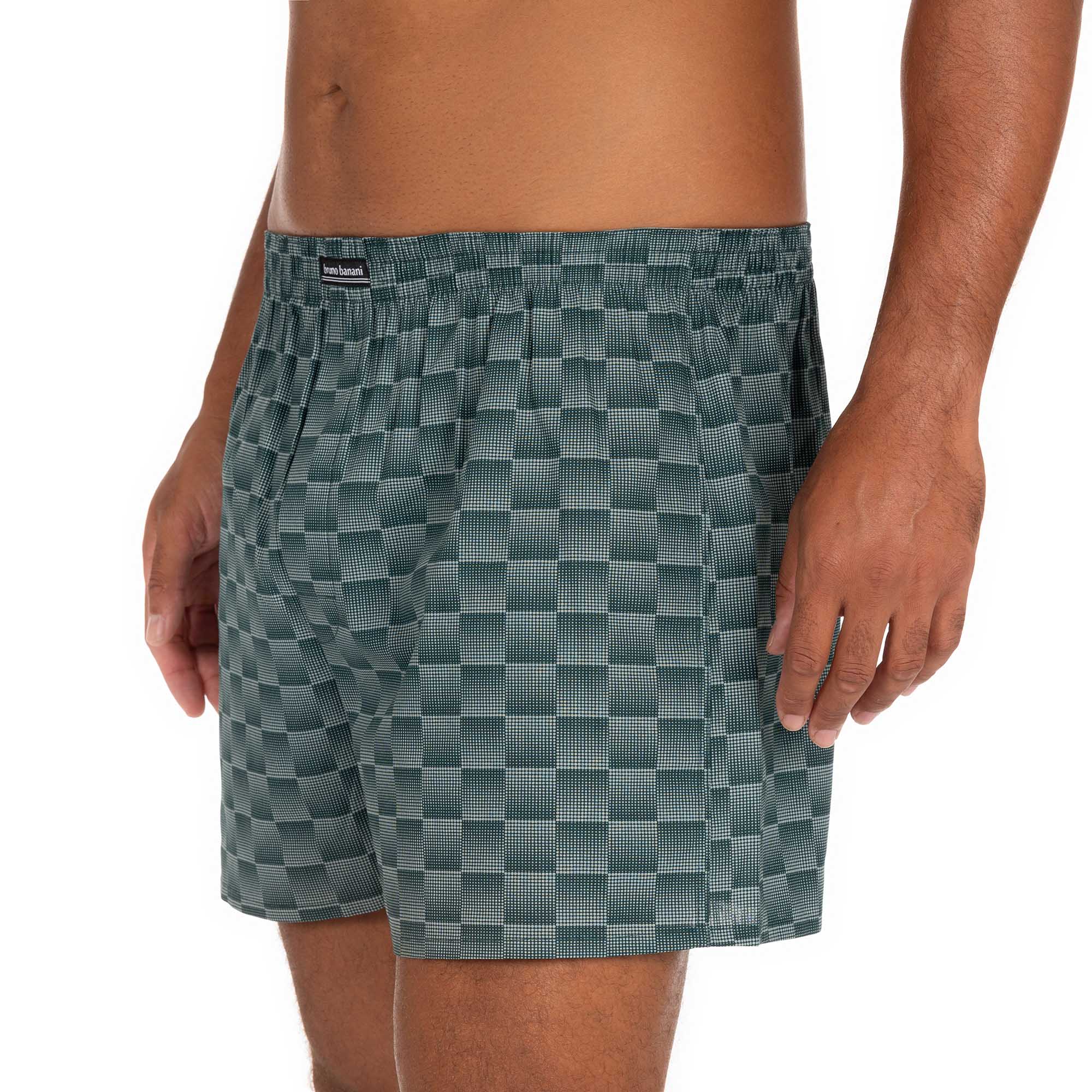 Boxershort Graphic Check waistband inside