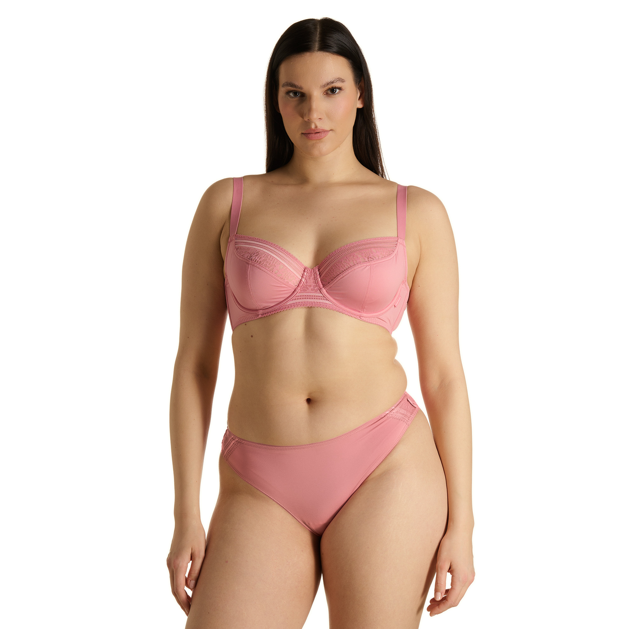 BH, Bikini, Unterwäsche, Spitze, Rosa
