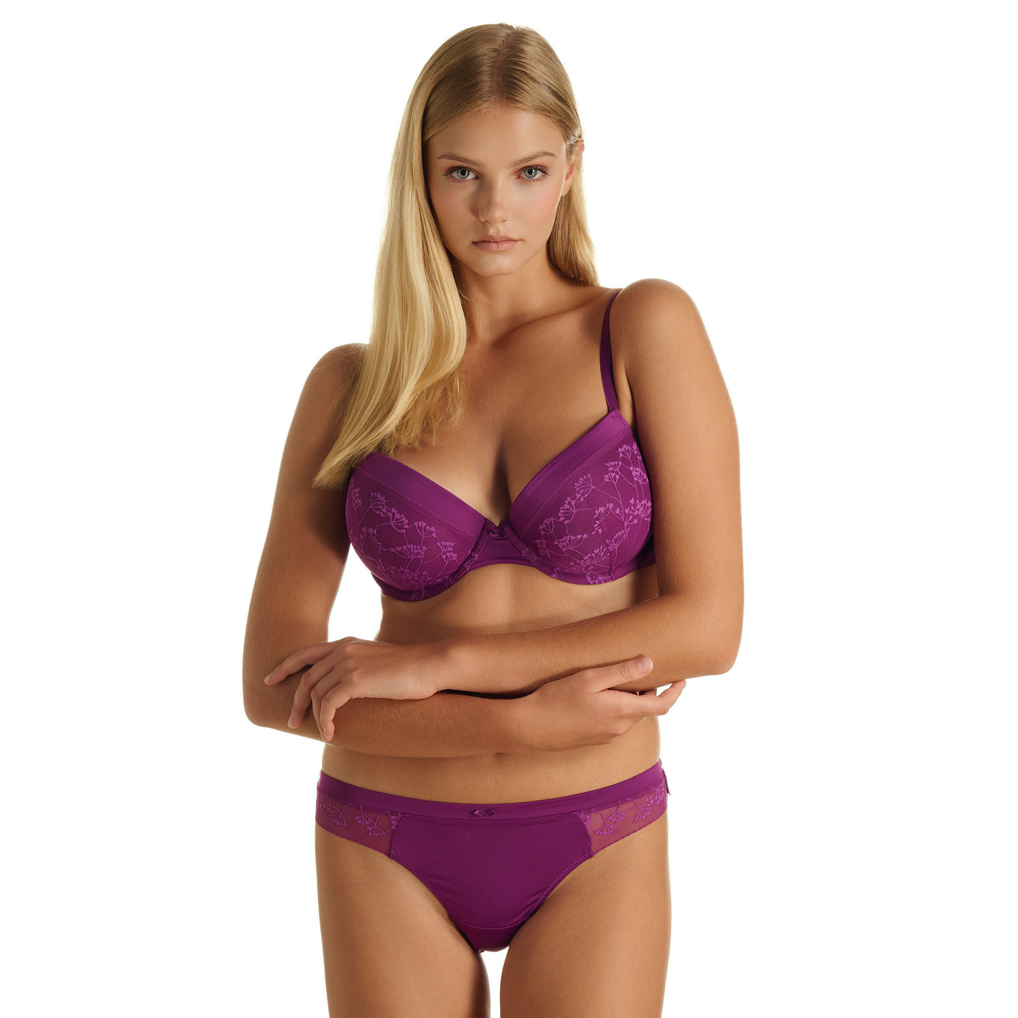 BH, Lingerie, Lila, Spitze, Unterwäsche