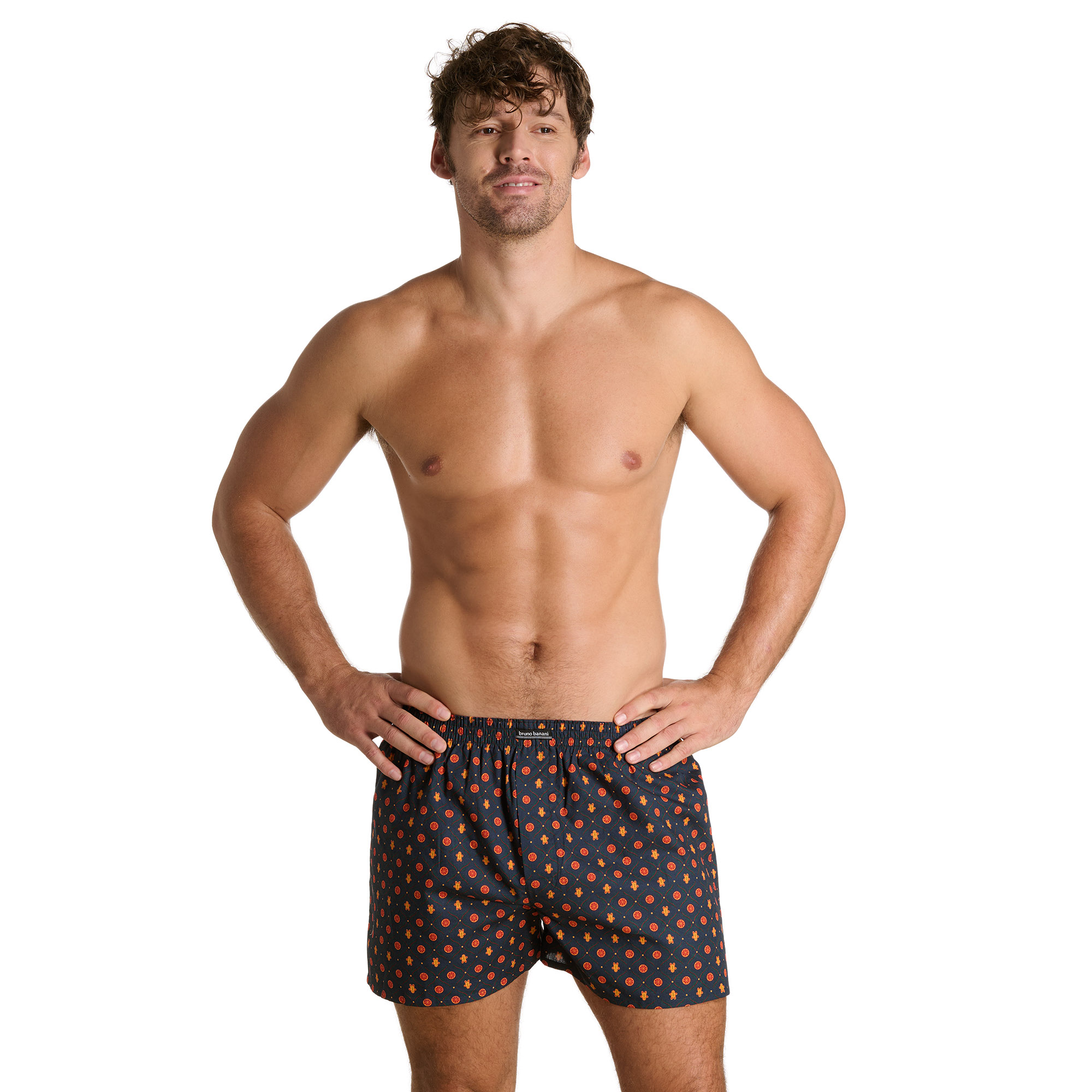 Boxershort Merry Christmas Bund innen