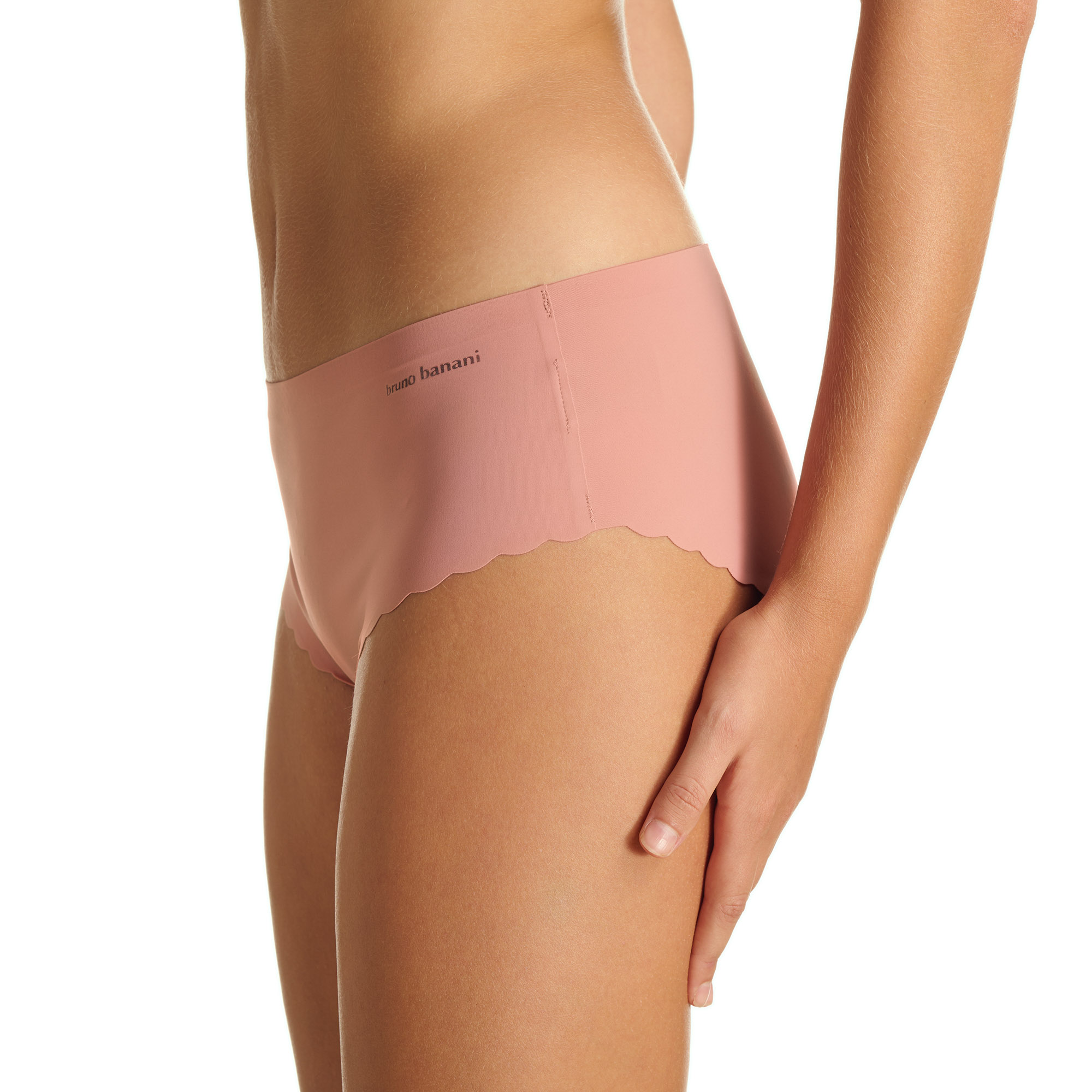 Unterwäsche, Hüftslip, Rosa, Silikon-Optik, Ausschnittkante