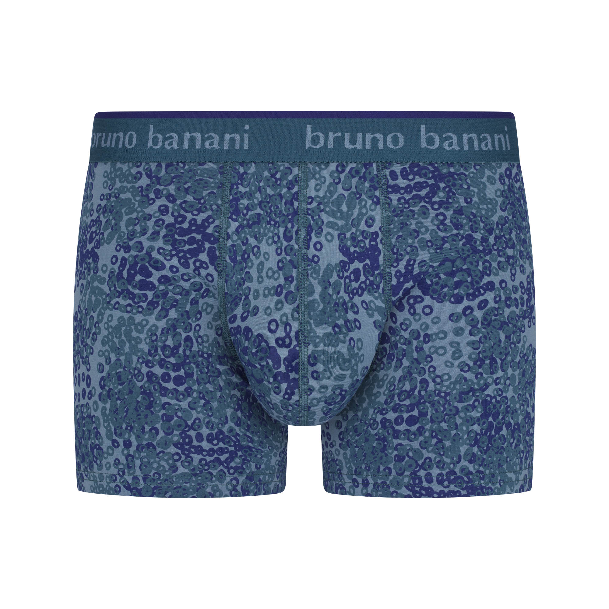 navy/ grün print