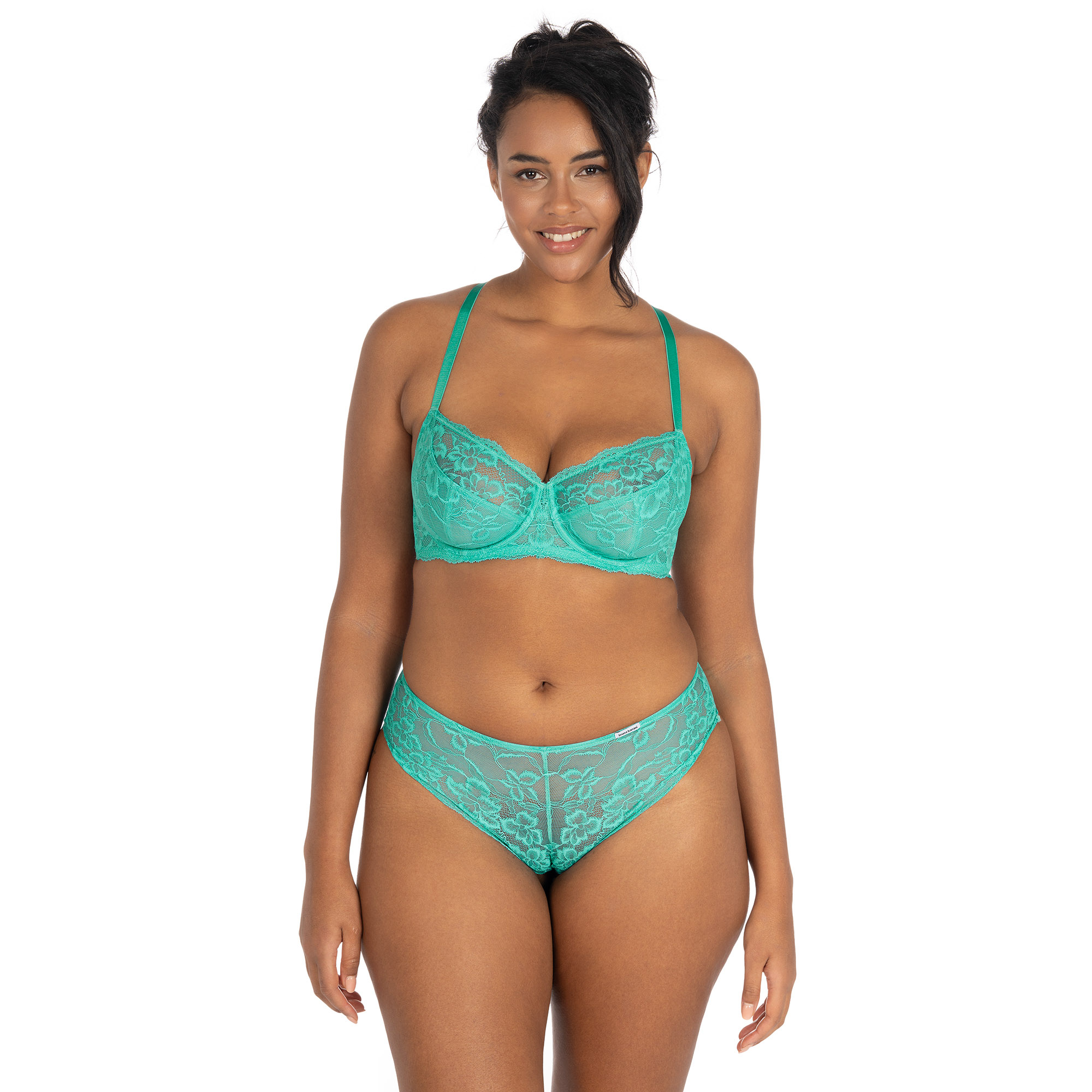 Non Padded Wire Bra Berenice with Lace