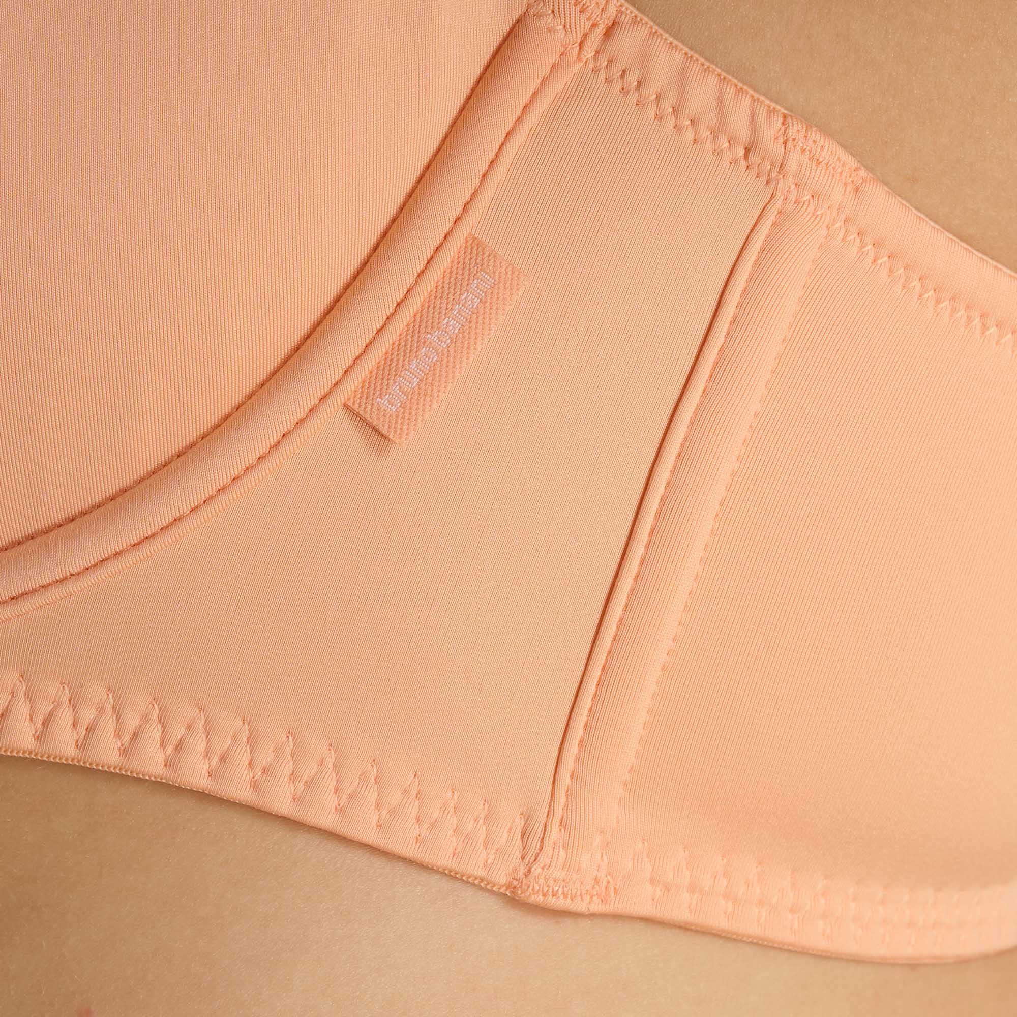bralette, Sports-Bra, peach, Elastik, Naht