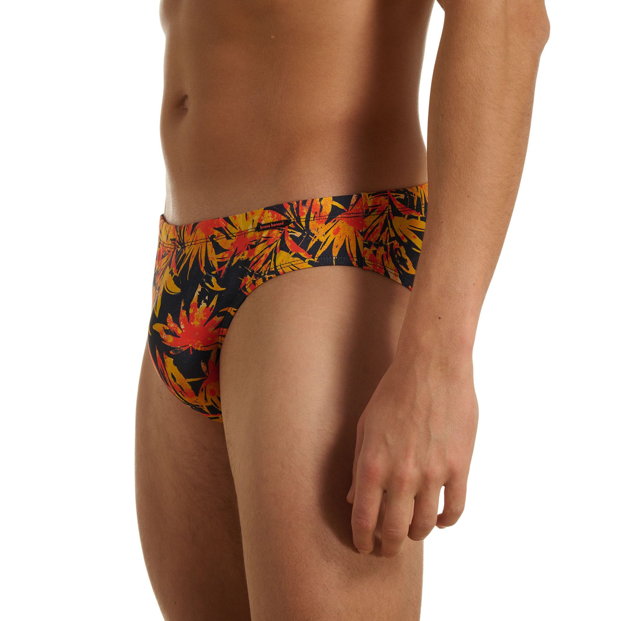Badehose, Jungenbadehose, Pflanzenmuster, Hawaii-Print, Floralprint