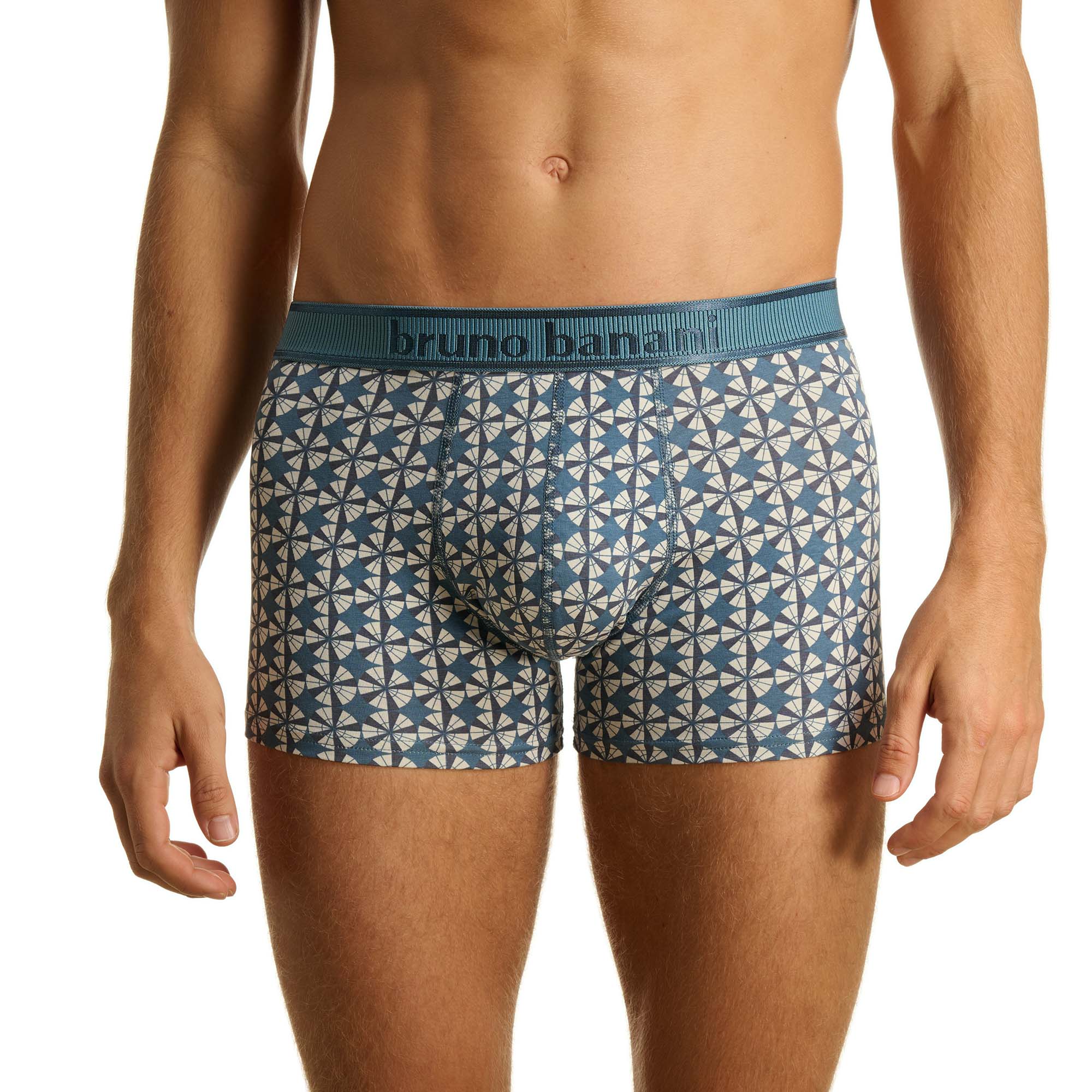 Musterung, Boxer, Unterwäsche, Blaues Muster, Streifen