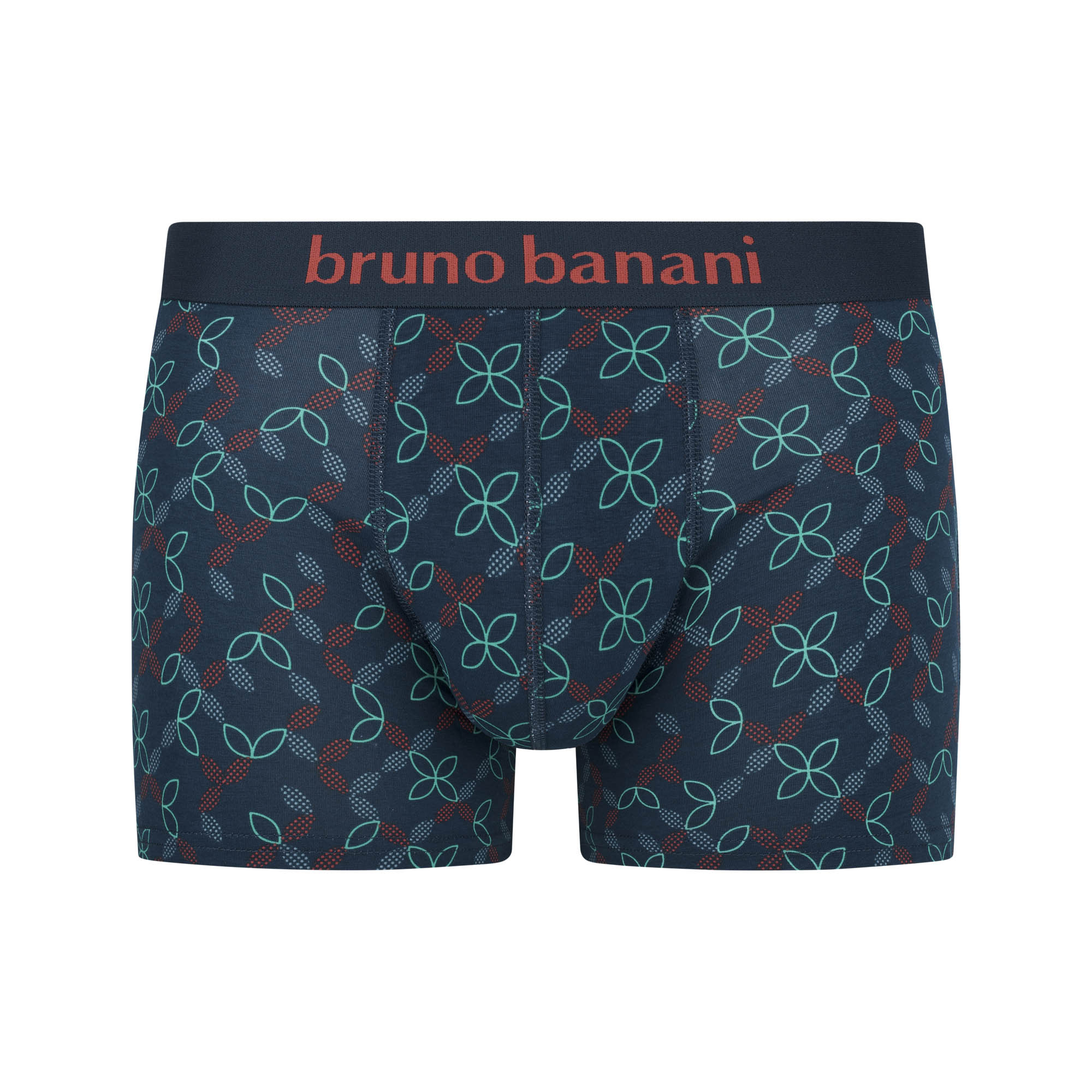 Boxer, Unterwäsche, Muster, Navy, elastisches Bündchen