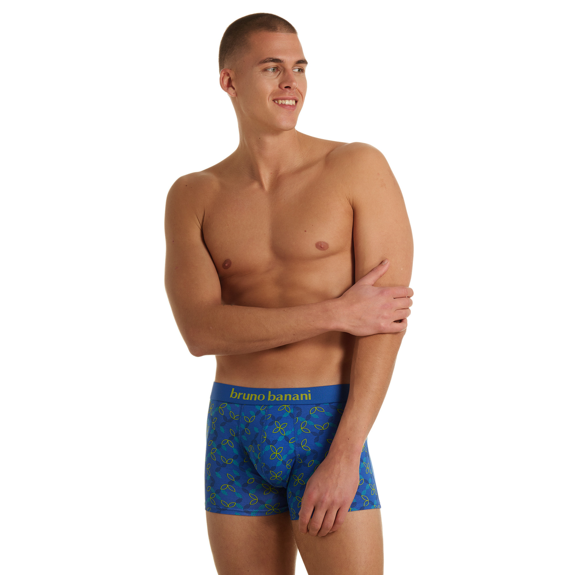 Herrenunterwäsche, Boxer, Muster, Blau, Markenlos?