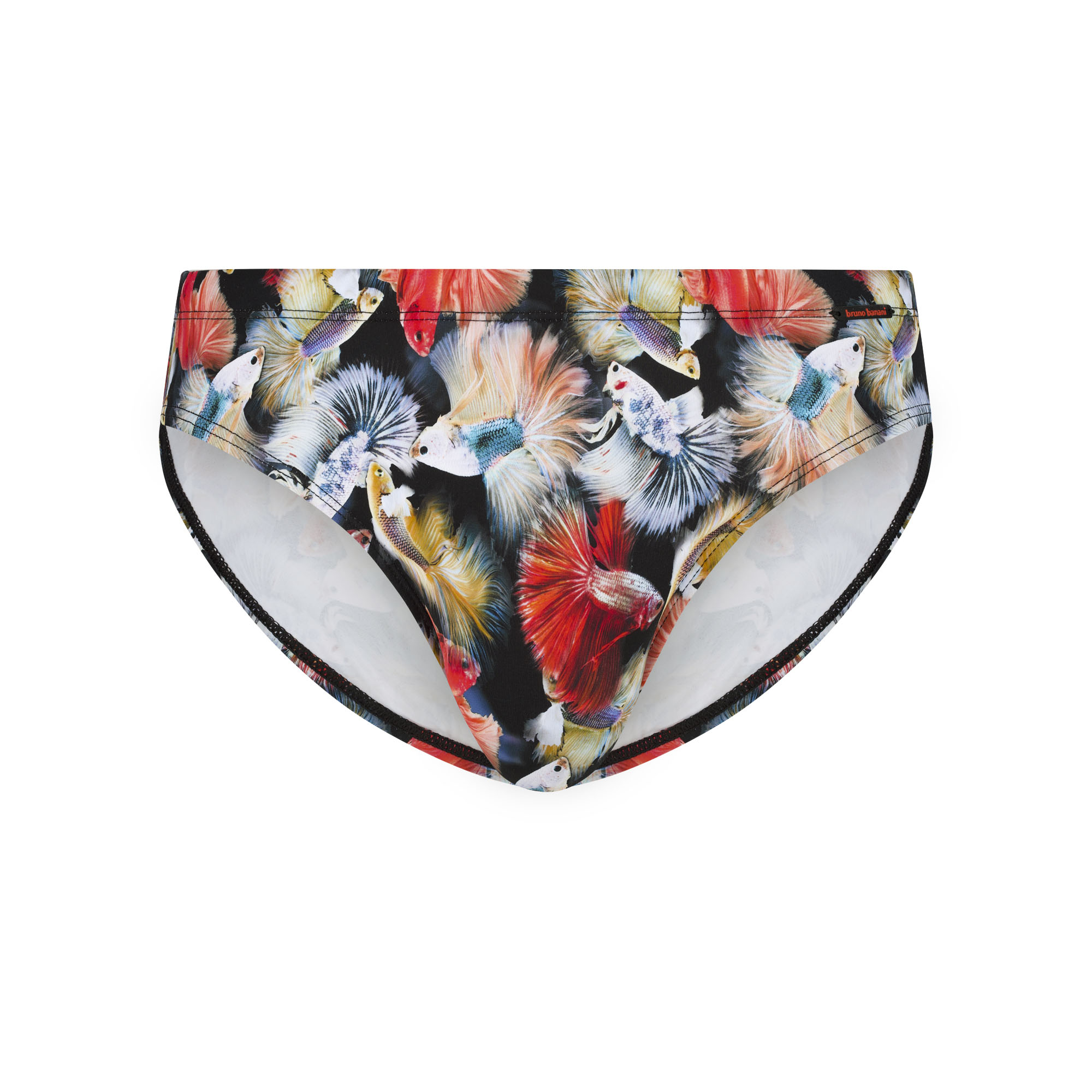 Bikini-Höschen, Swimwear, Multicolor, Fischmuster, Strandmode