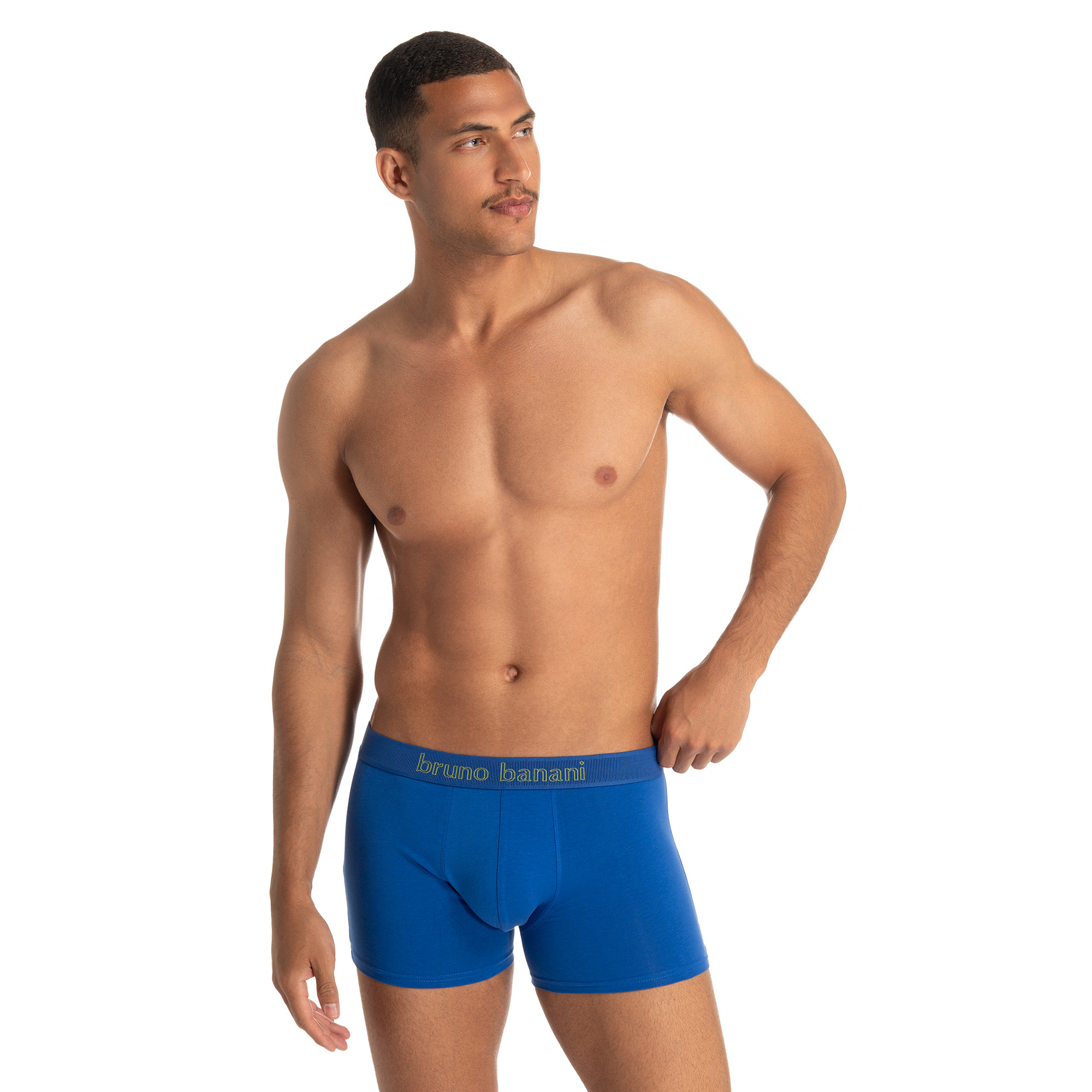 Unterwäsche, Boxer, Material: Baumwolle, Farbe: Blau, Seitliche Naht?