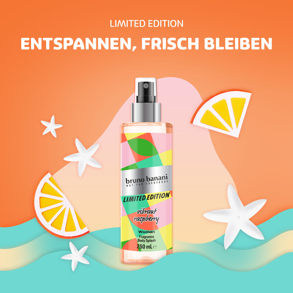 Body Mist, Duftspray, Limitierte Auflage, Lebendige Etikette, 250 ml