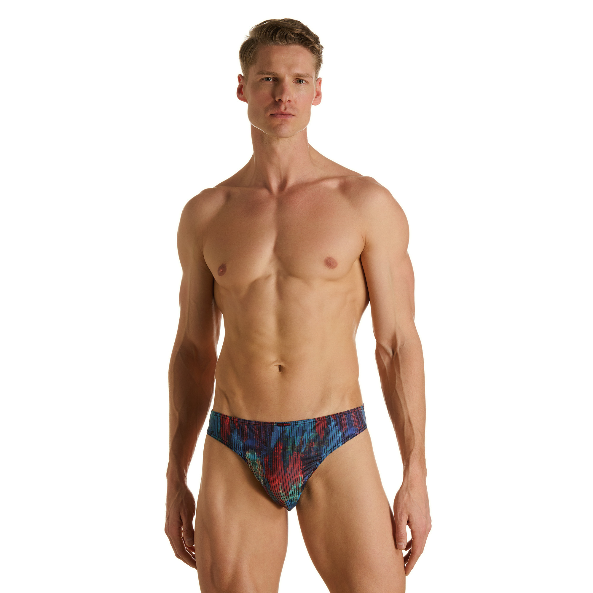 Badehose, Männerbadehose, Unterwäsche, Muster, Mehrfarbig