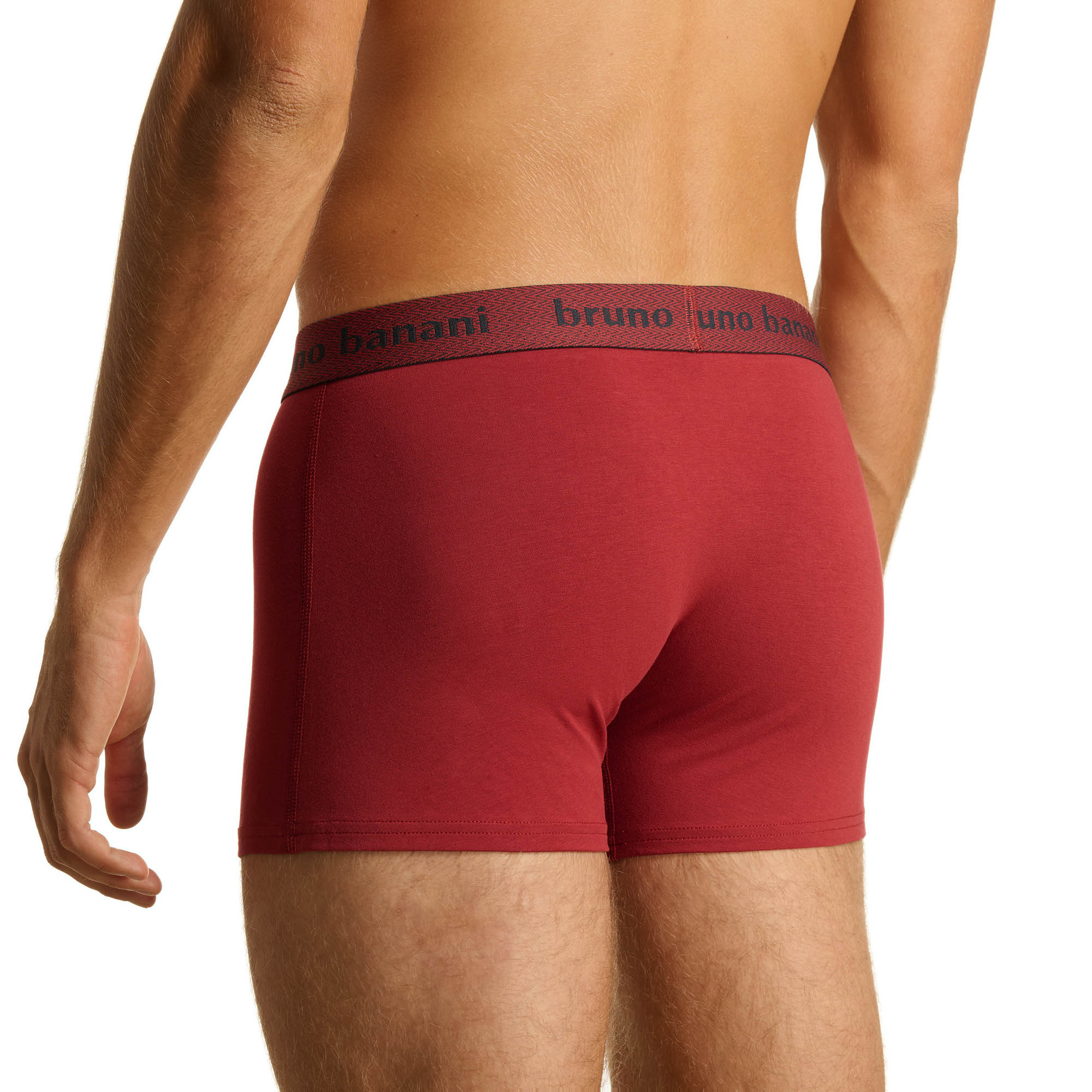 Hose, Boxer, Unterwäsche, Rot, Lederoptik