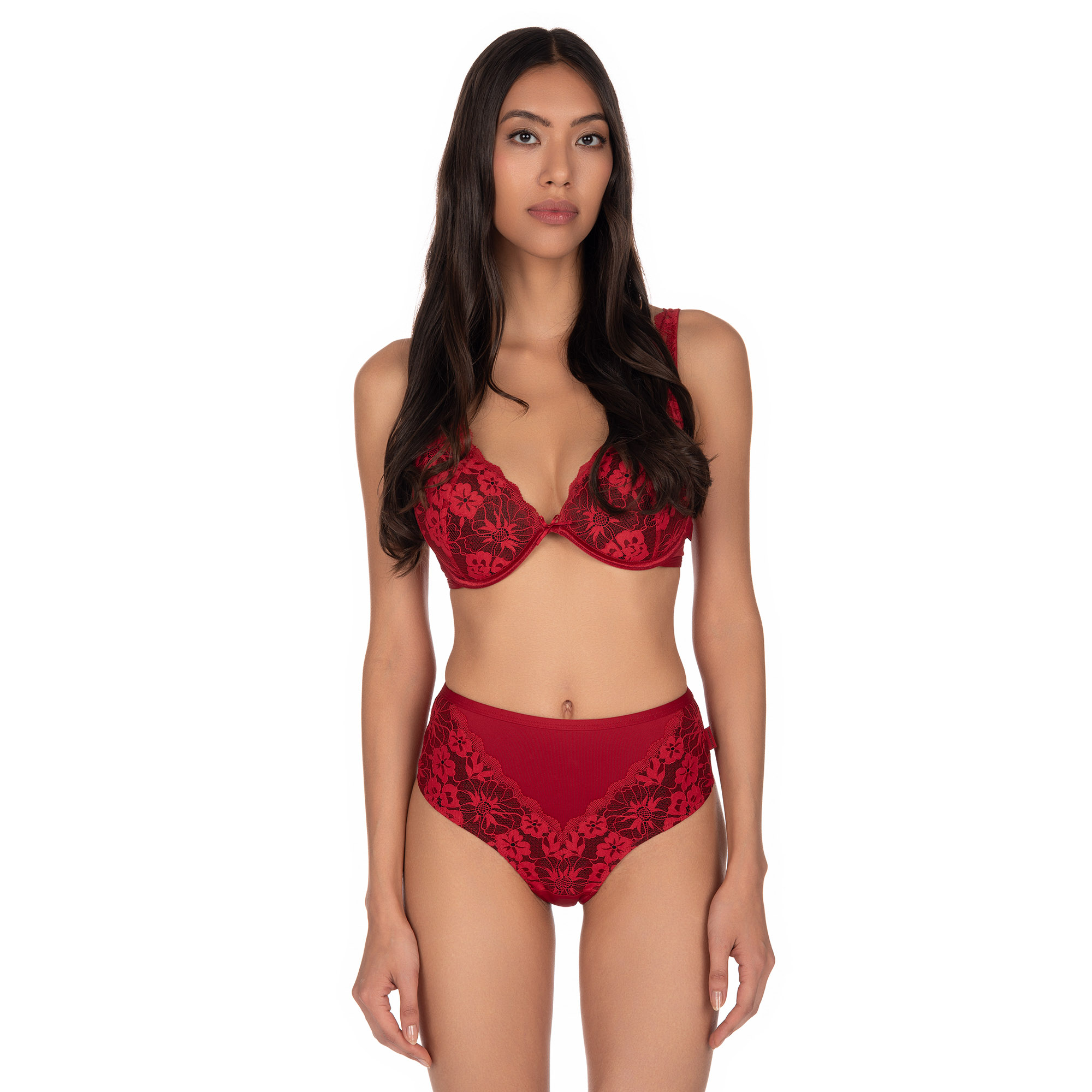 High Waist String Ruby