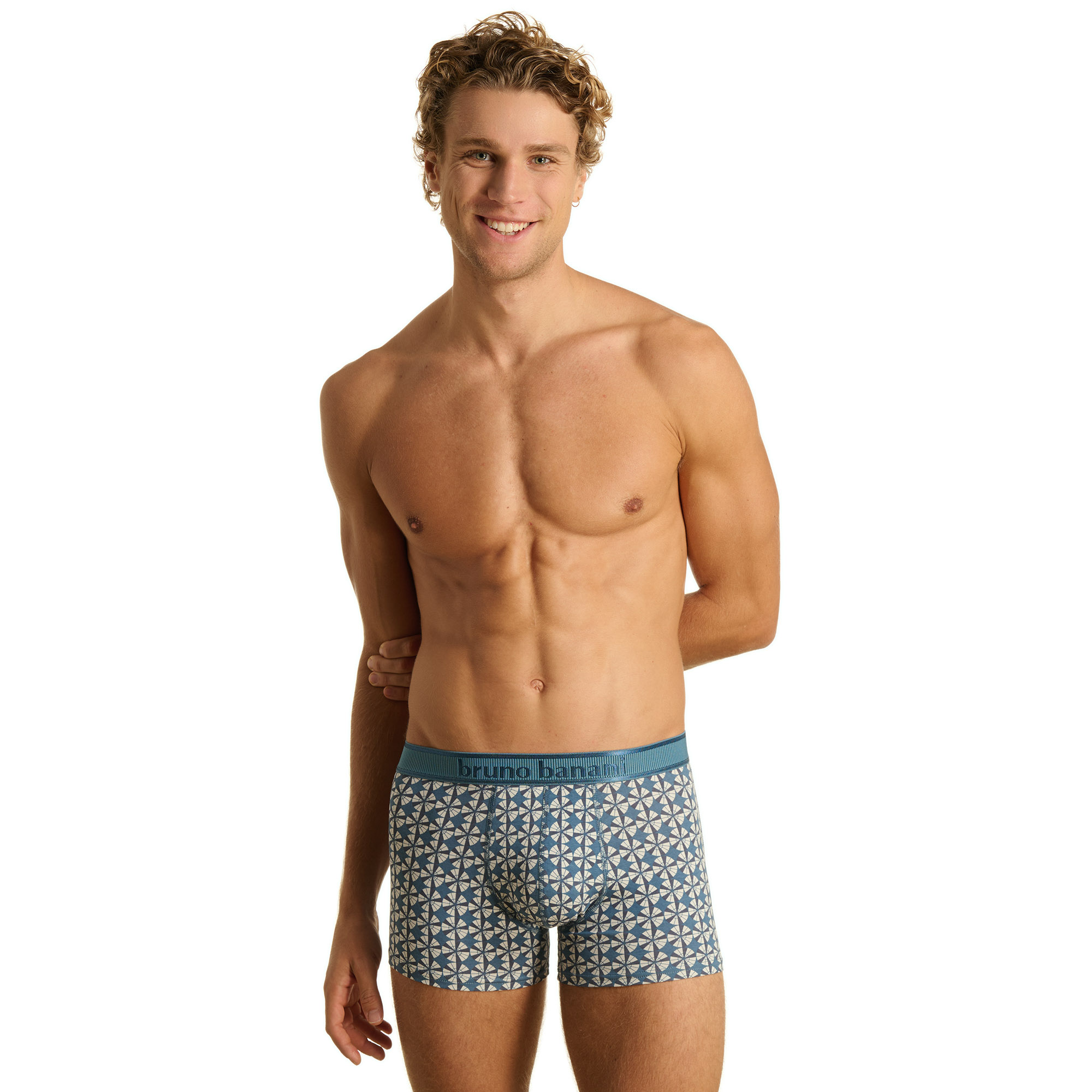 Boxer, Unterwäsche, Muster, Blau, Streifen/Boxer