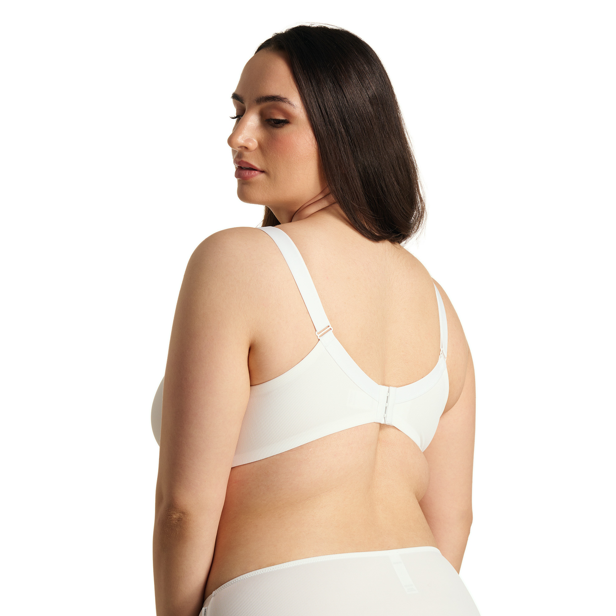 BH-BH, weiß, Rücken, verstellbare-Träger, plus-size