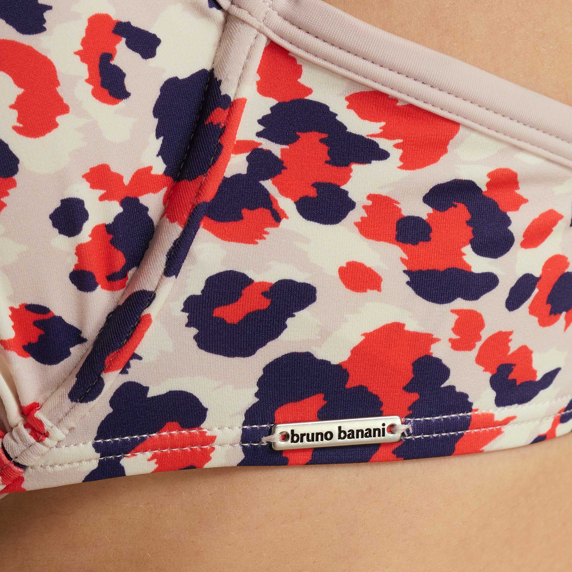 Textil, Bikini-Top, Blumenmuster, Mehrfarbig, Markenlabel