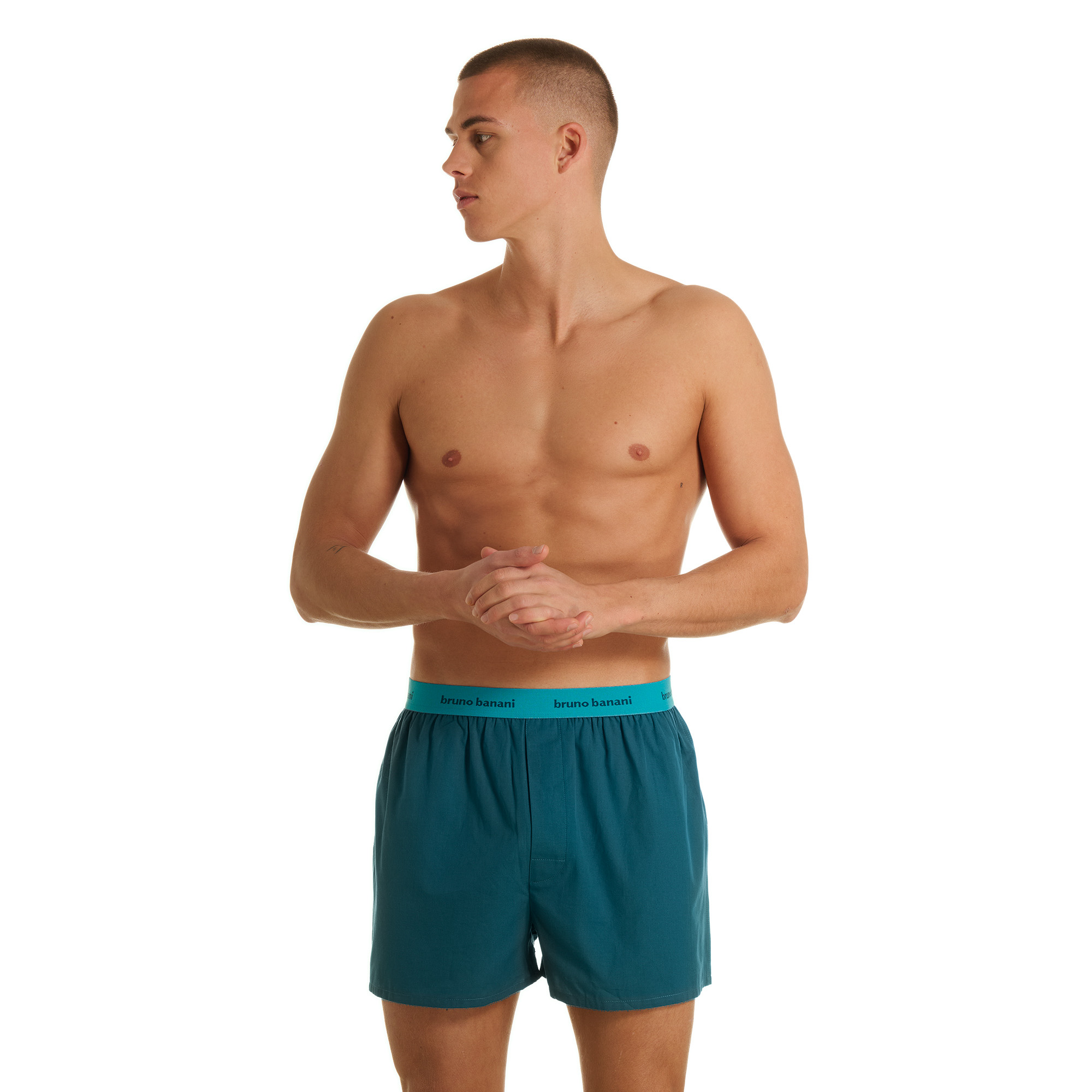 Badeshorts, Teal, Schwimmshorts, Herren, Bruno Banani Gürtel?