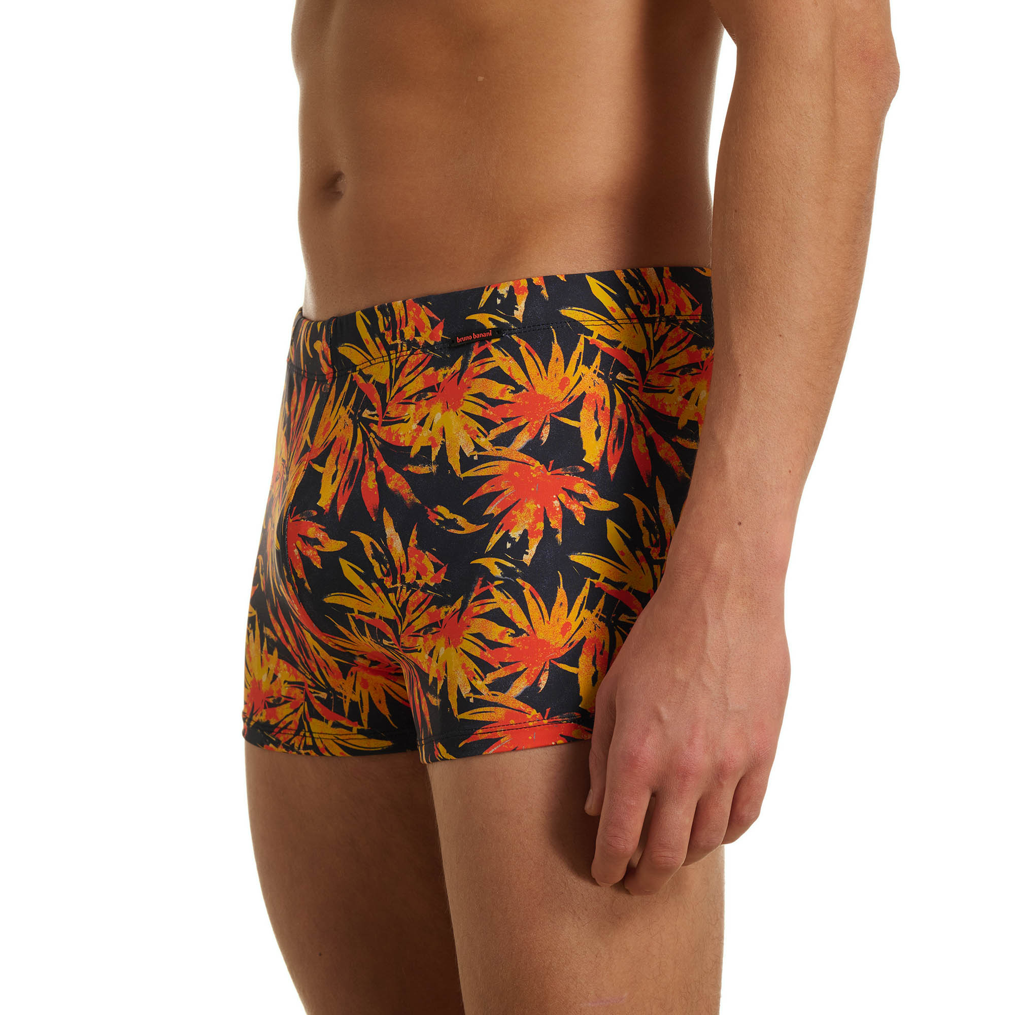 Badeshorts, Shorts, Hose, Muster, Flammen-Design