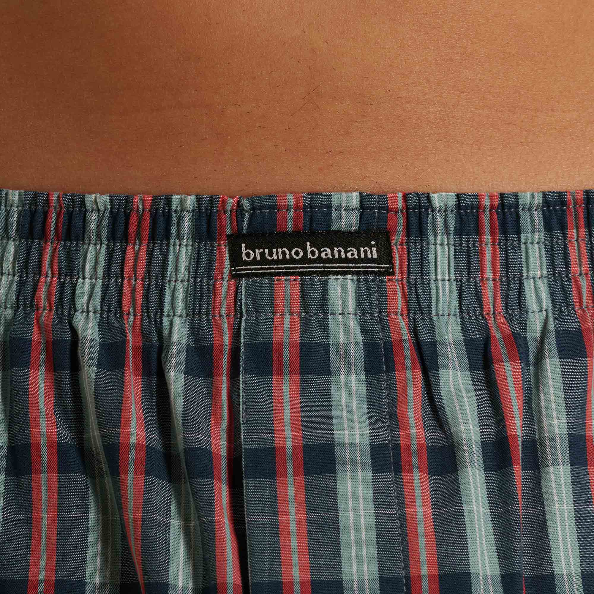 Pluderhose, Karo, Stoff, Elastischer Bund, Label bruno banani
