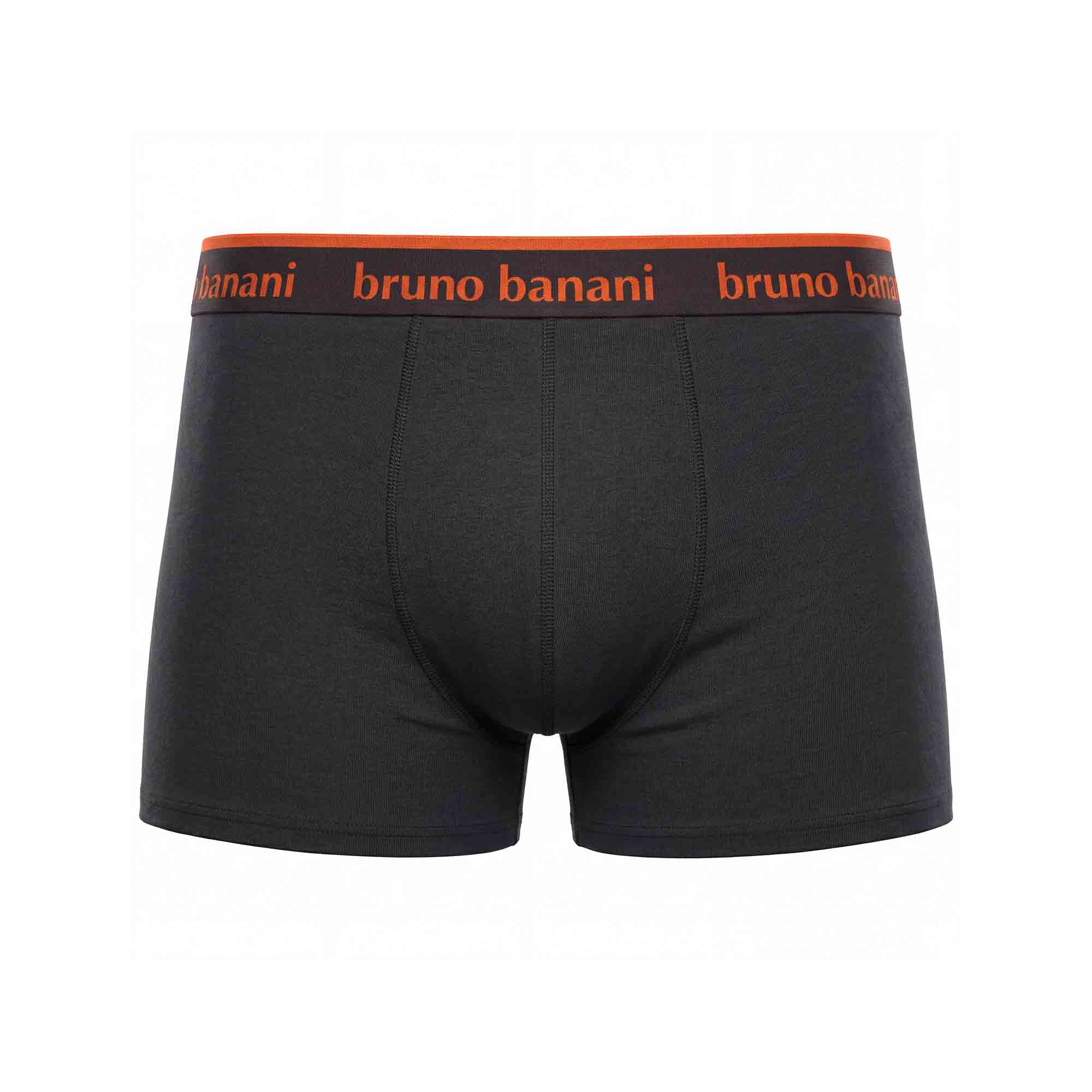 Herren-Boxershorts, Schwarz, Elastischer Bund, Baumwolle, Logo-Bund