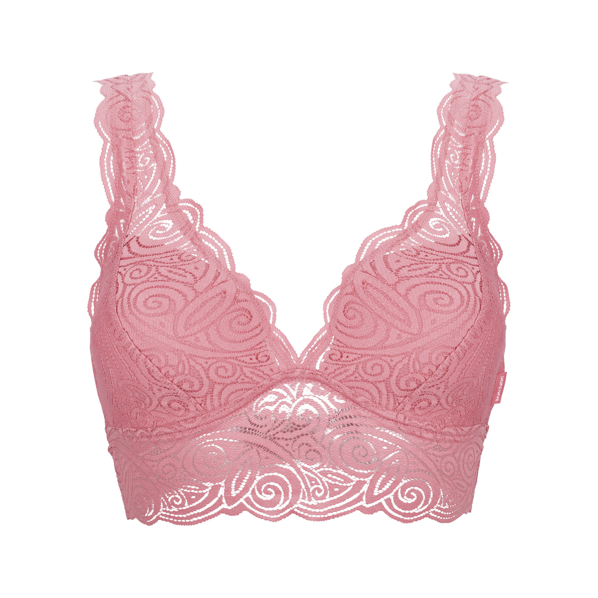 Damen-BH, Spitzen-BH, Lace-BH, rosa BH, ungefüttert