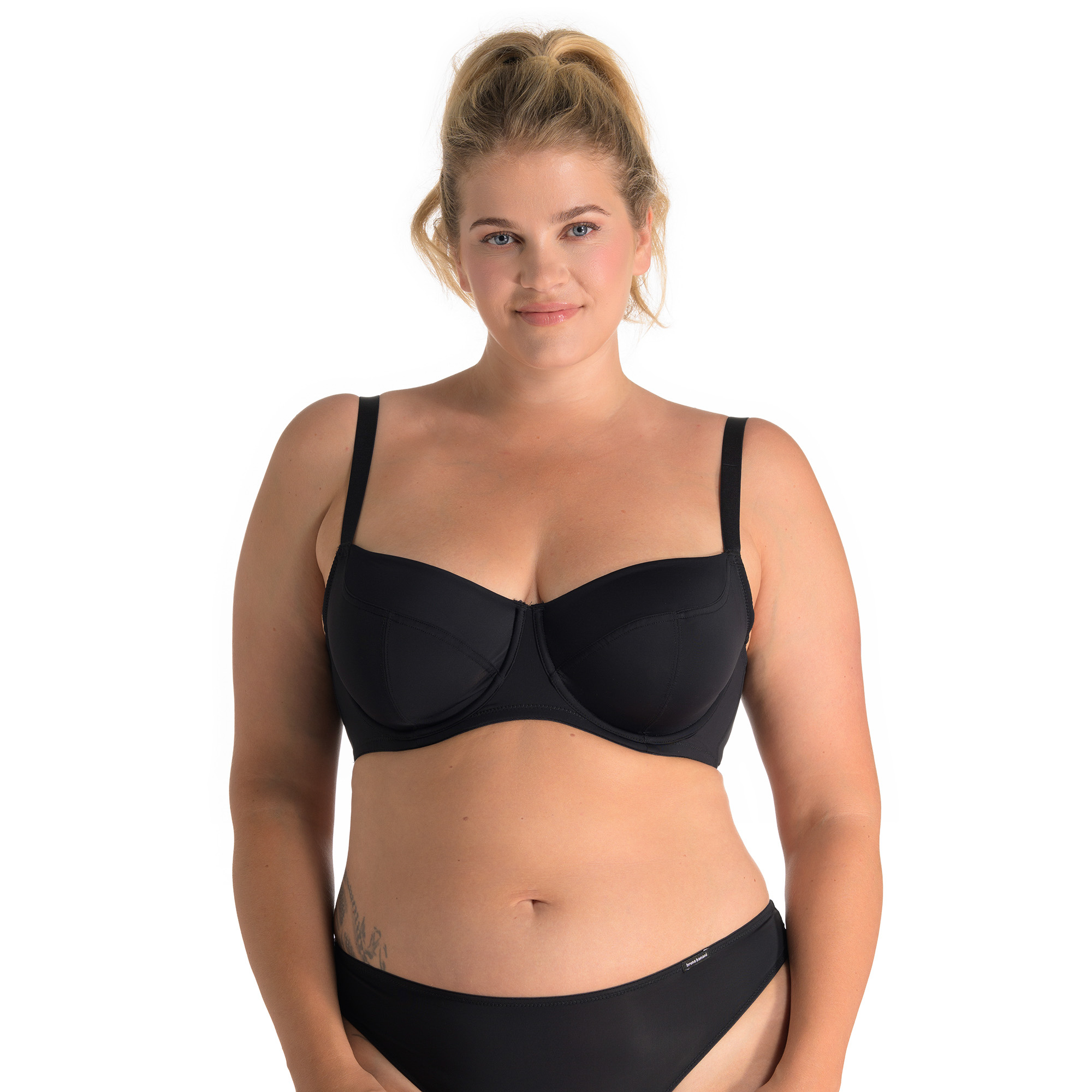 BH-BH, Schwarz, Unterwäsche, Lingerie, Plusgröße