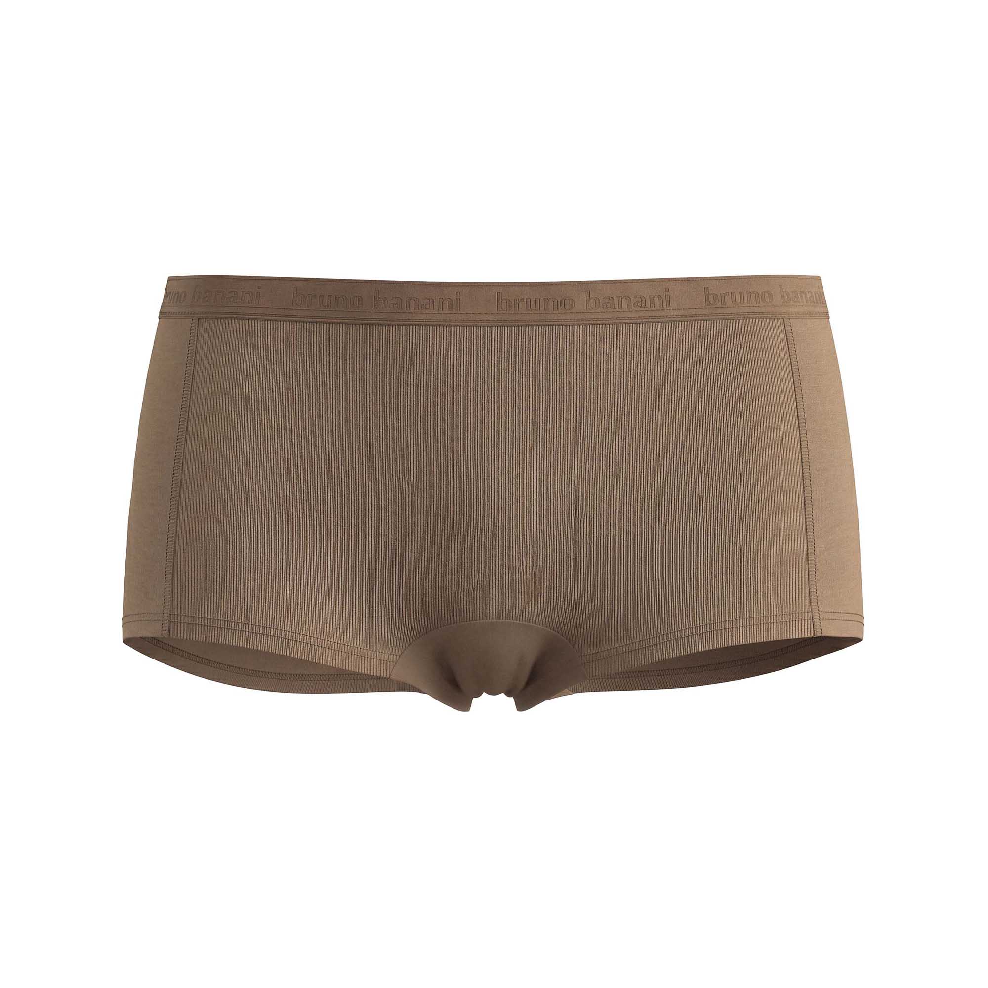 Unterhose, Boxer, Baumwolle, Beige, Rippenstruktur