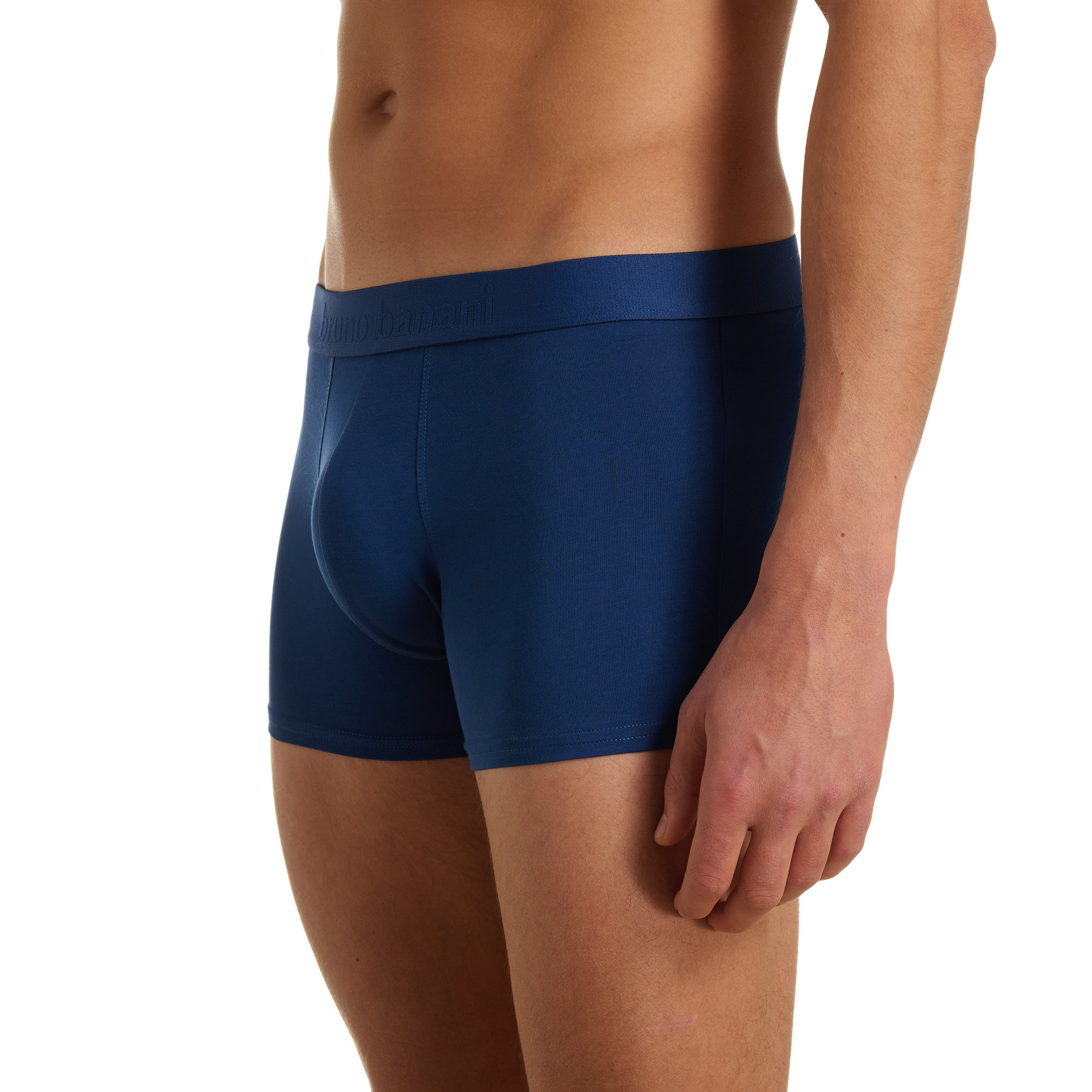 Boxer, Boxer-Slips, Mitternachtblau, Elastische Stoffe, Elastischer Bund