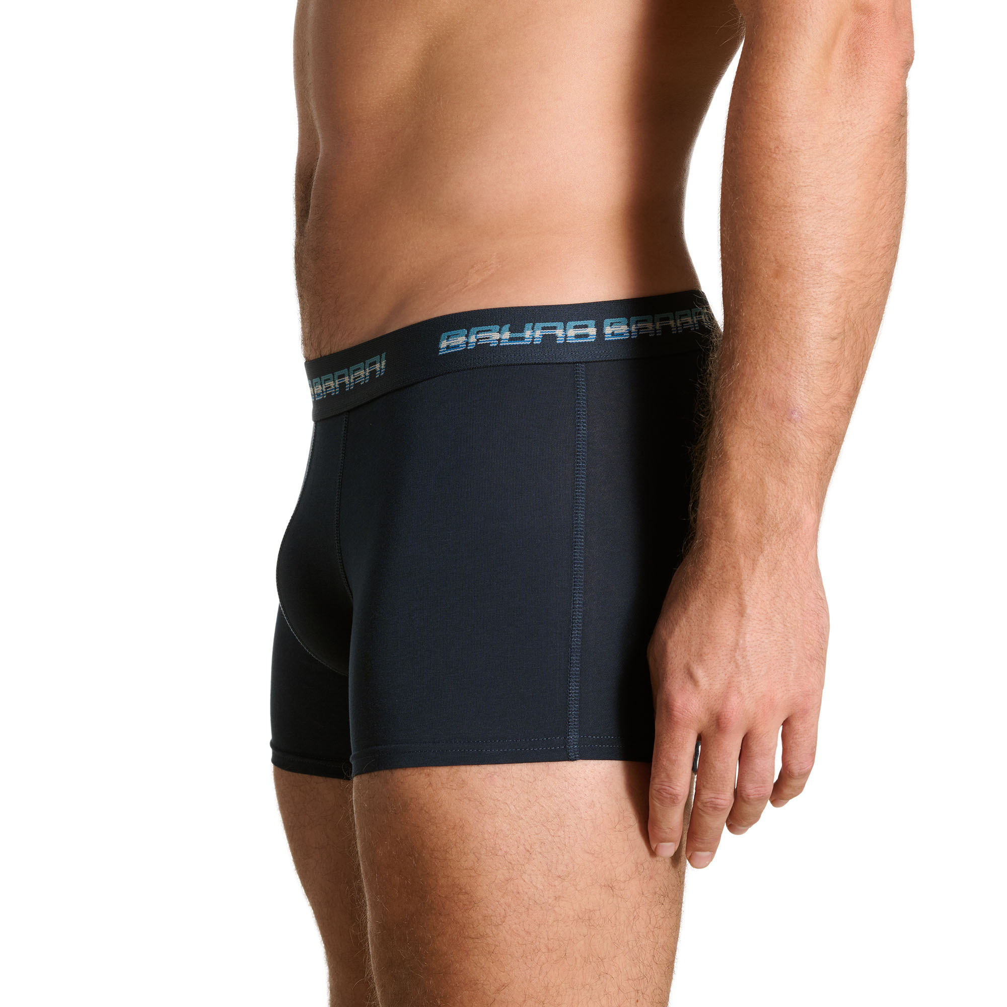 Unterhose, Boxer, Baumwolle, Dunkelblau, Stretch