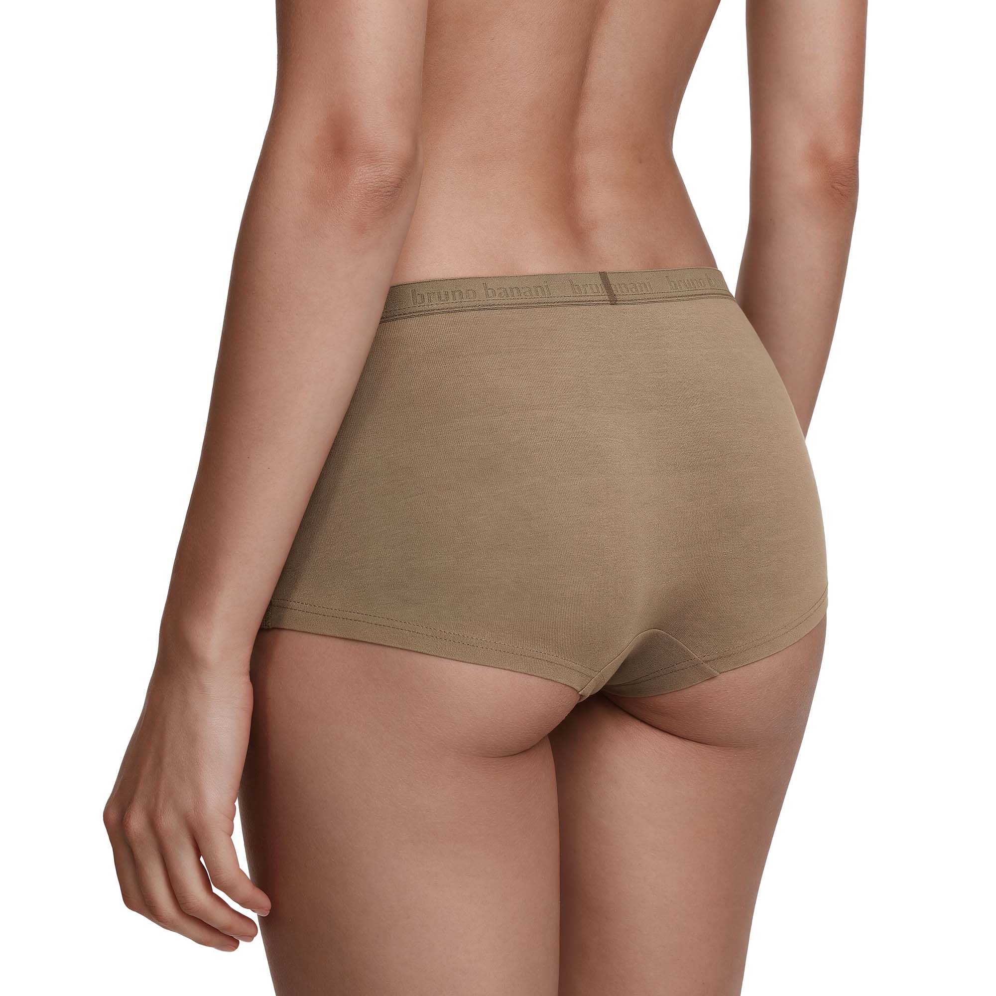 Unterwäsche, BH-freier Slip, Shorts, Beige, Weiche Baumwolle