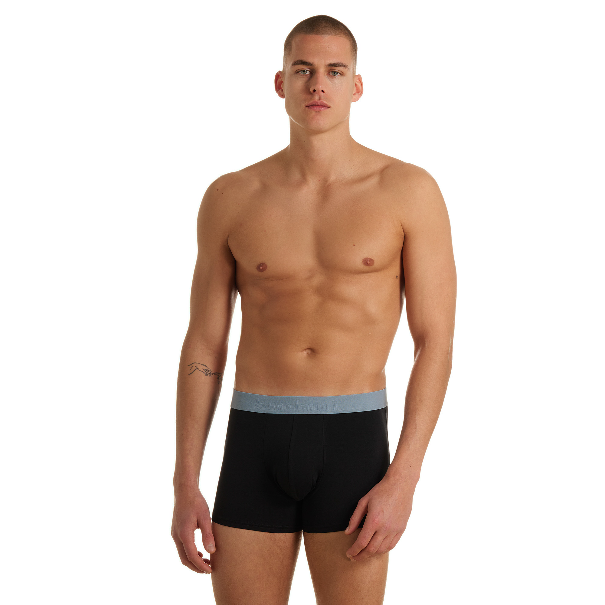 Herren, Boxer, Boxer-Shorts, schwarze Shorts, elastischer Bund