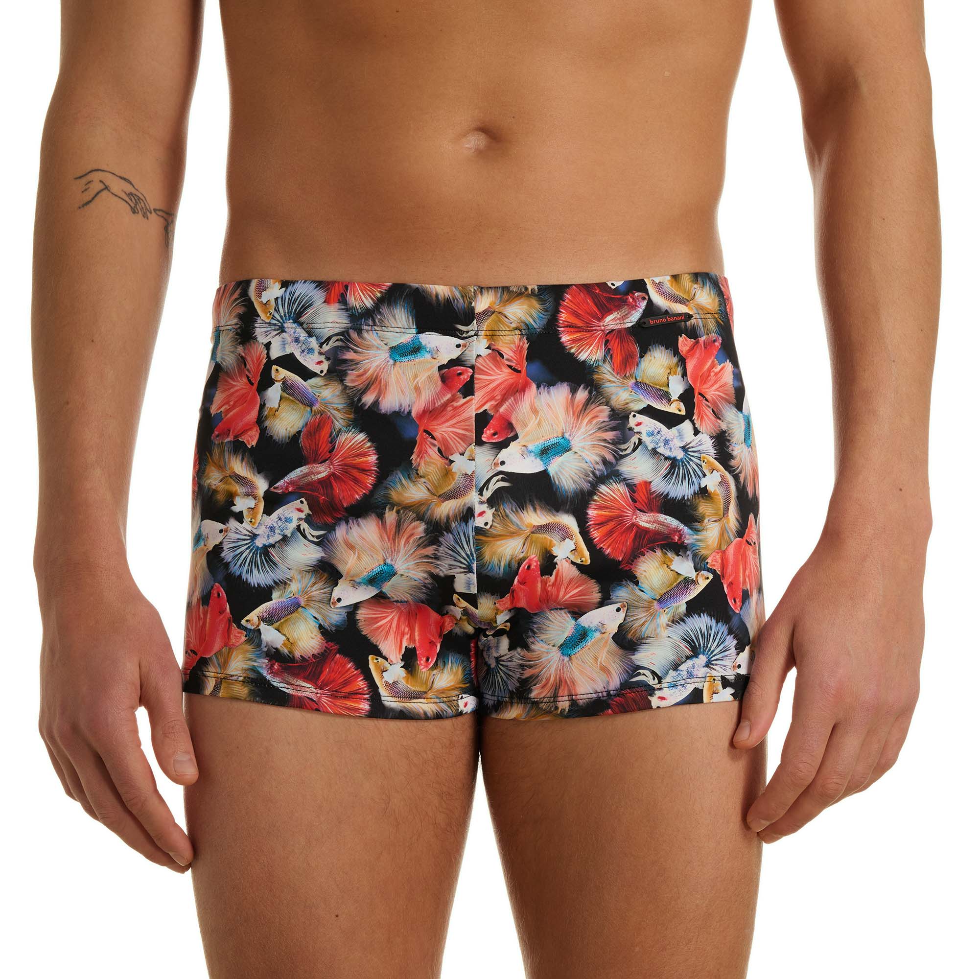 Schwimmshorts, Badeshorts, Gemusterte Shorts, Bunter Druck, Herren Badehose