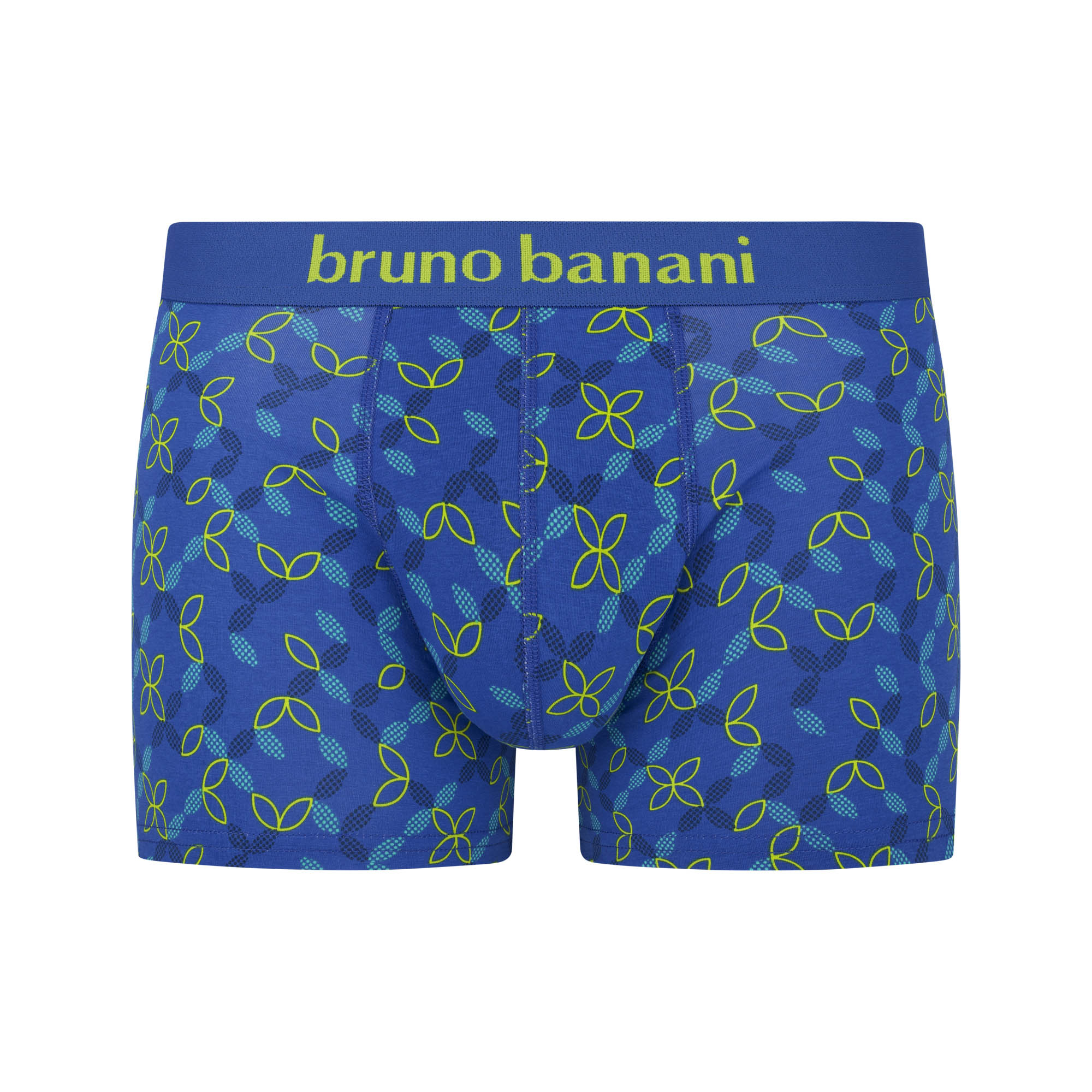 Boxershorts, Shorts, Muster, Blau, Elastischer Bund
