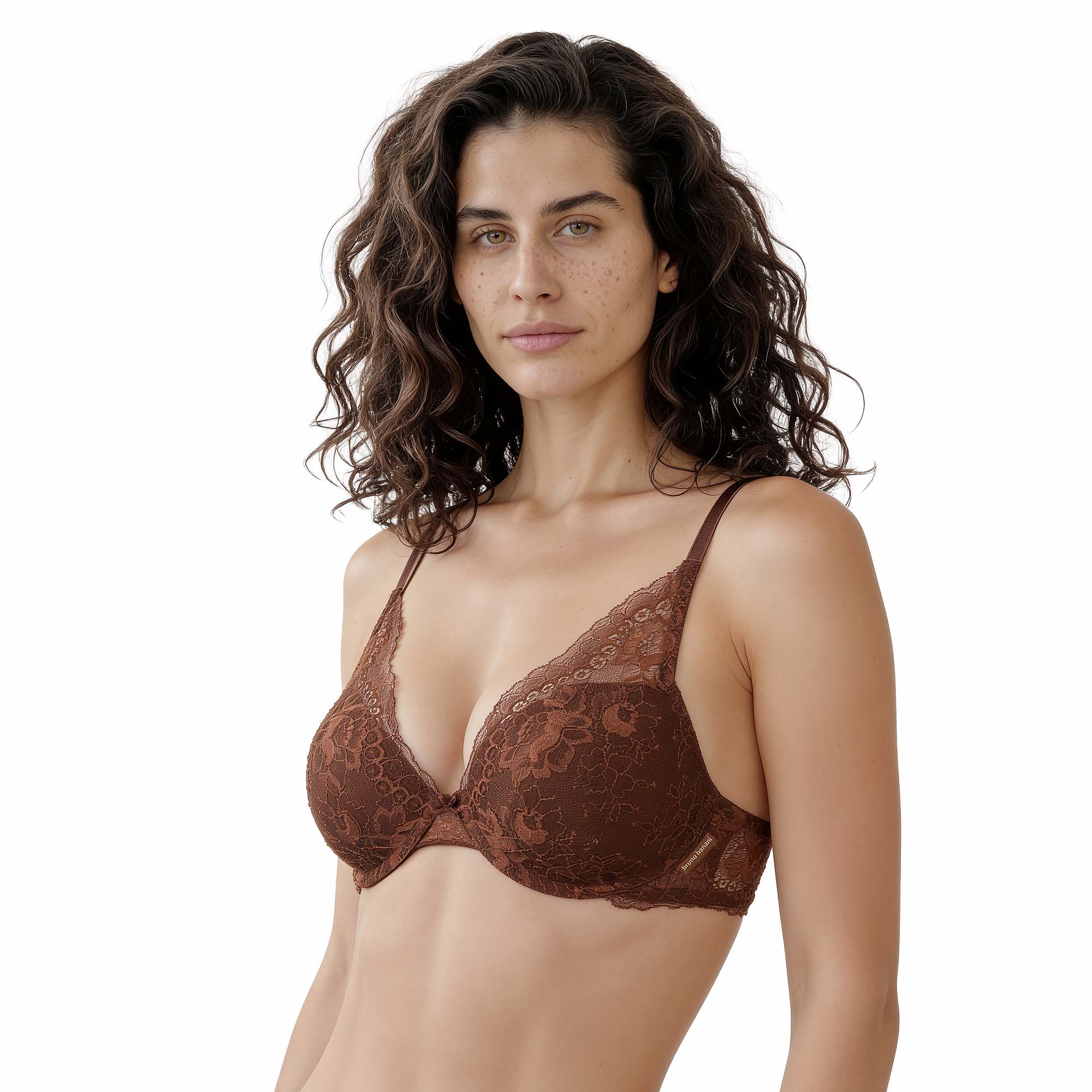 BH Lace, Bra braun, Unterwäsche, Spitzenmuster, Verstellbare Träger