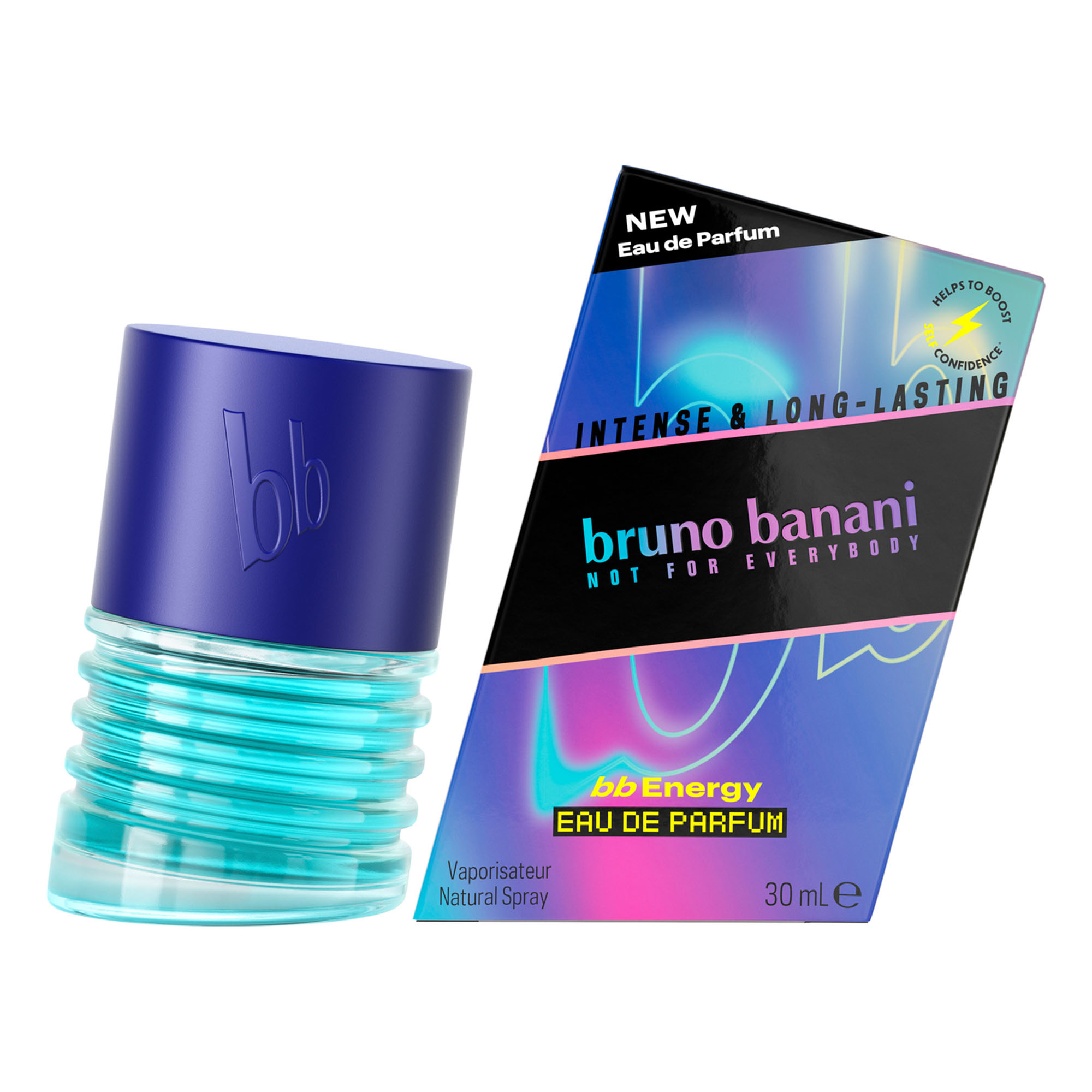 Energy Eau de Parfum 30 ml Flasche, Werbung, Flasche