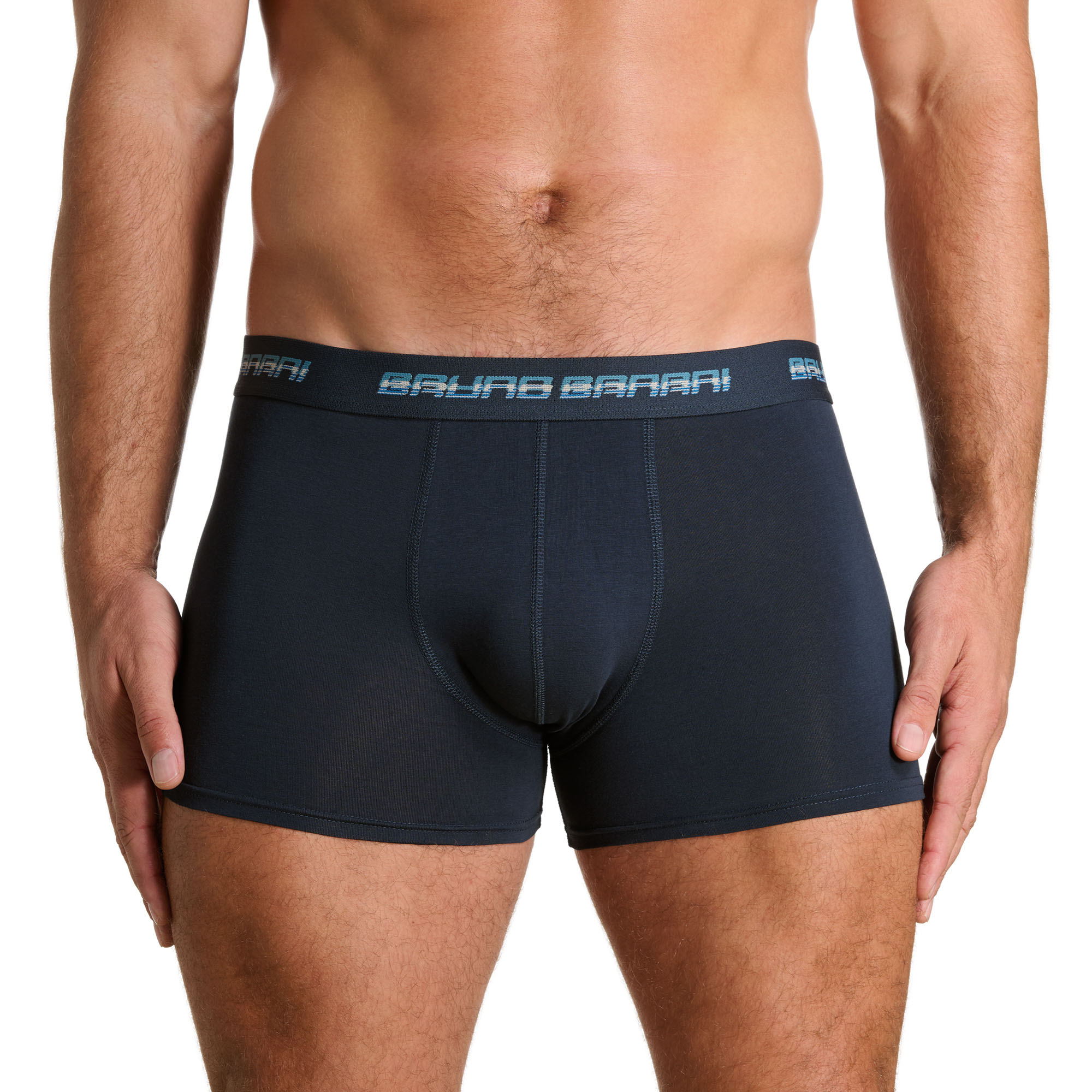 Unterwäsche, Boxer, Navy, Elastischer Bund, plain seam