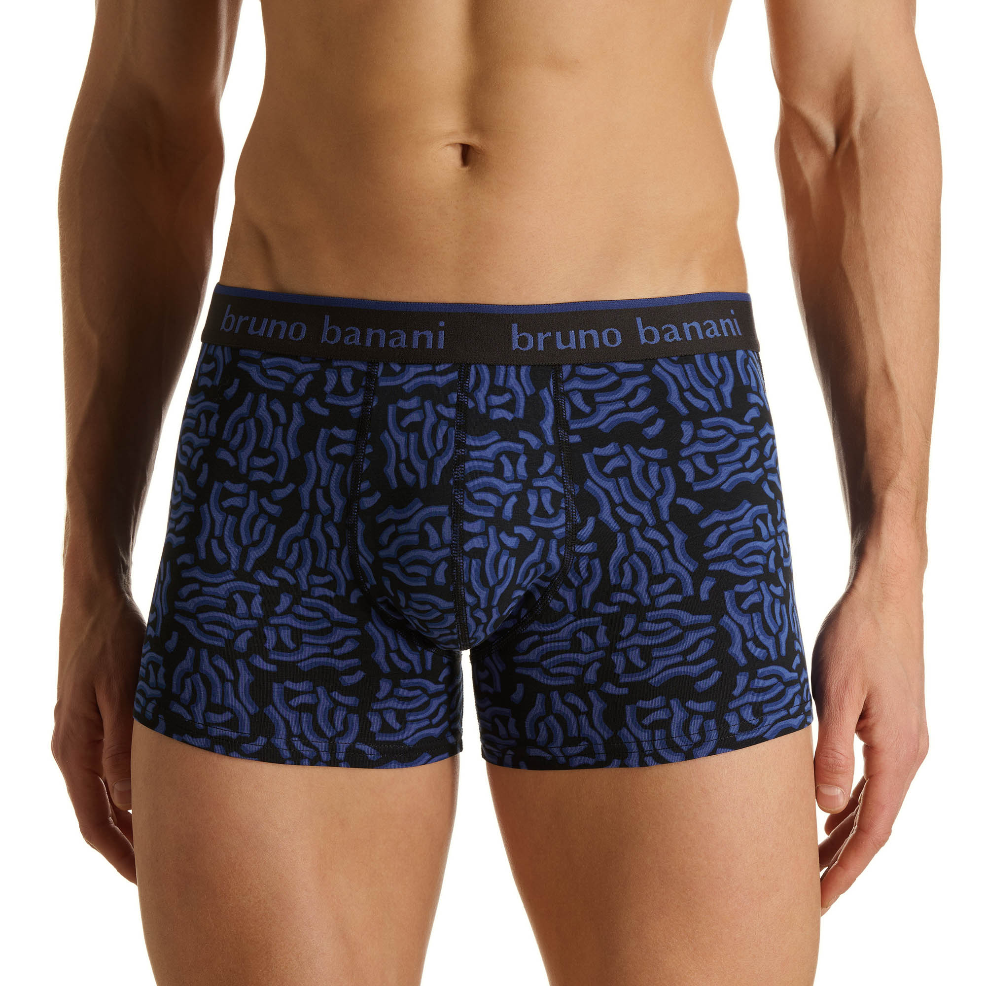 Boxer-Shorts, gemustertes Unterhemd?