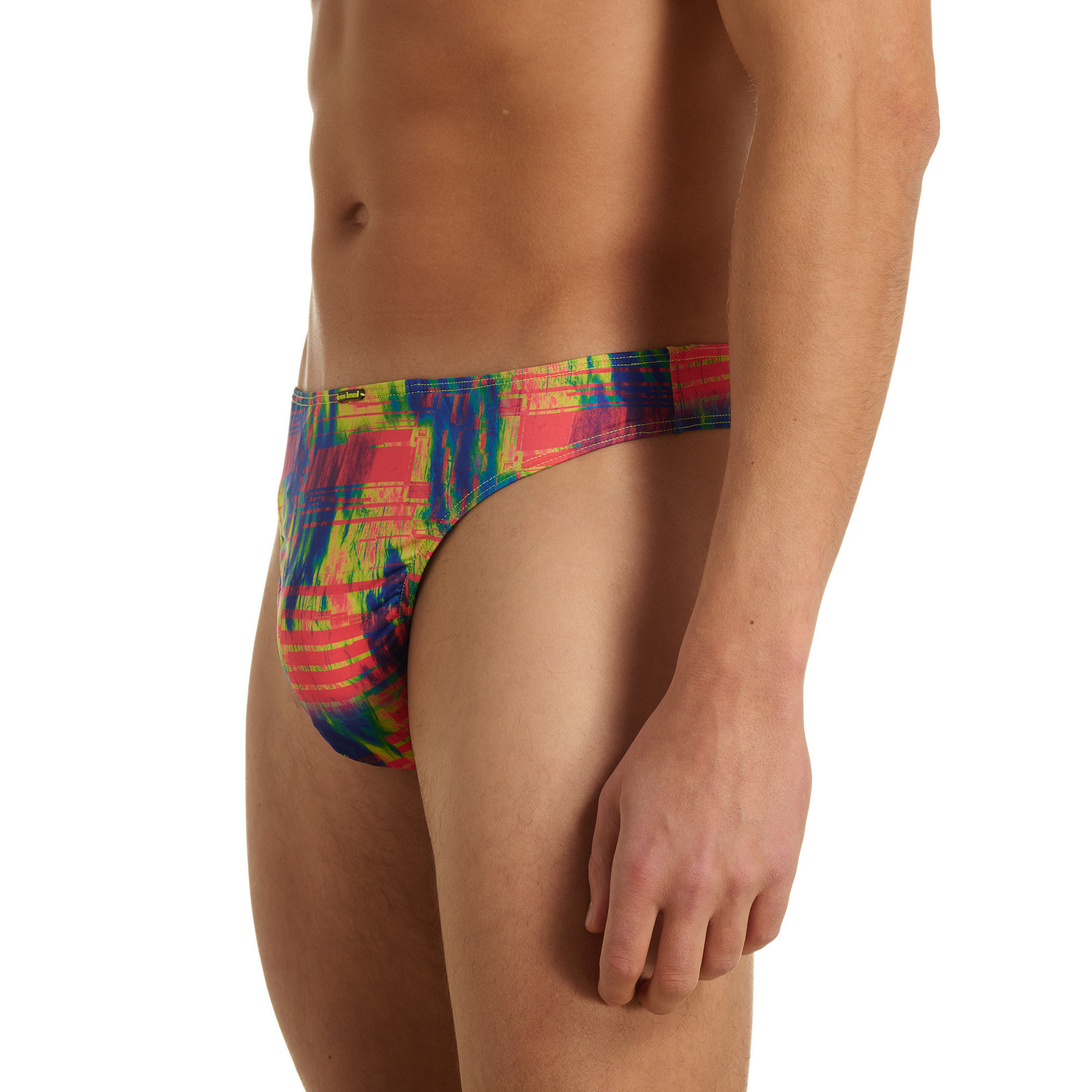 Badehose, Hose, Bikini-Unterteil, Mehrfarbig, Pattern