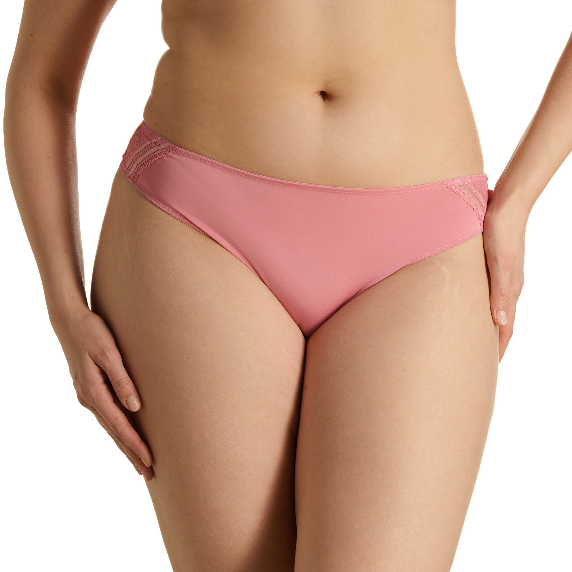 Unterwäsche, Damen, String, Rosa, Lace-Detail