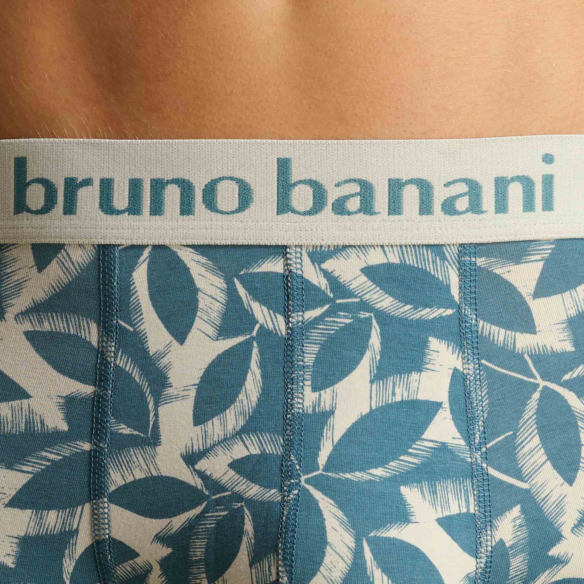 unterwäsche, slip, blau, blättermuster, elastischer-loop