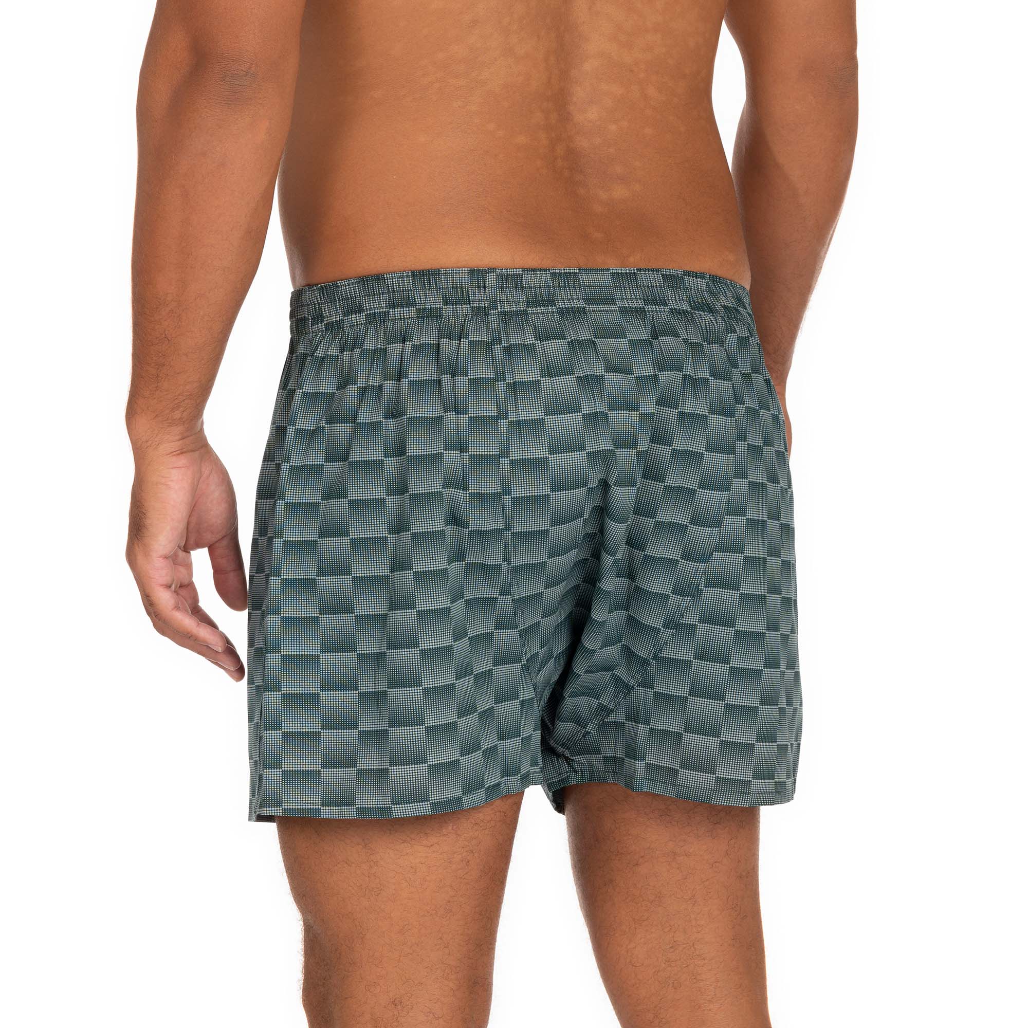 Boxershort Graphic Check waistband inside