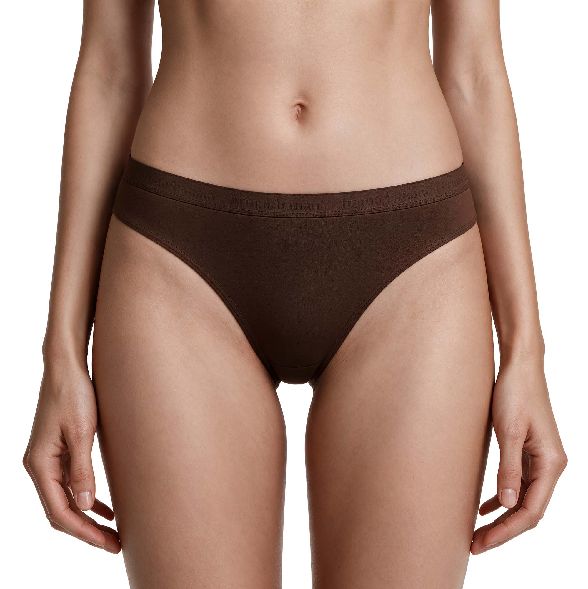 slip, bikini, Briefs, braun, elastischer Bund