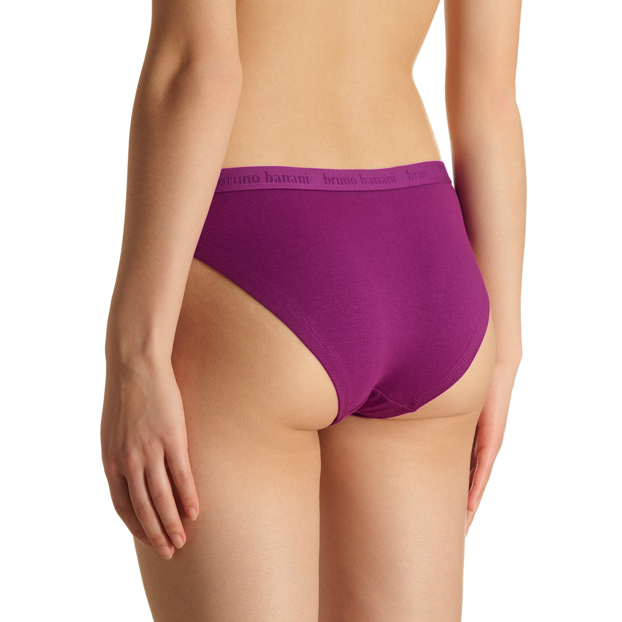 Unterhöschen, Bikini-Slip, Hipster, Kernfarbe: Lila, Elastischer Bund