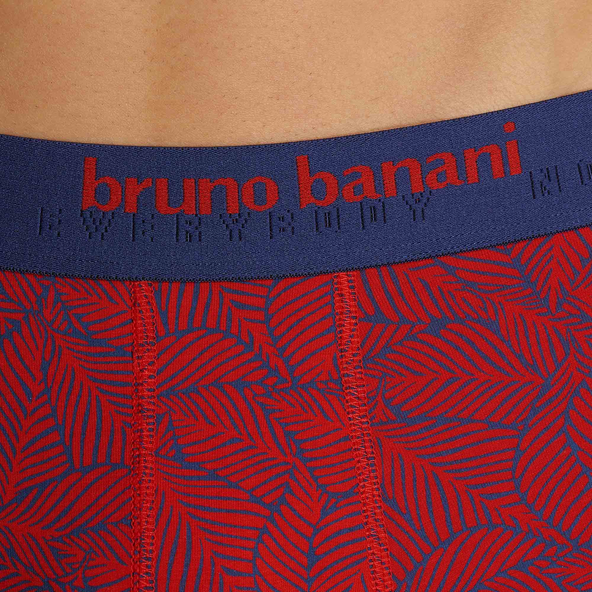 Unterwäsche, Boxershorts, Druck, Rauten/Blätter-Muster, Elastischer Bund